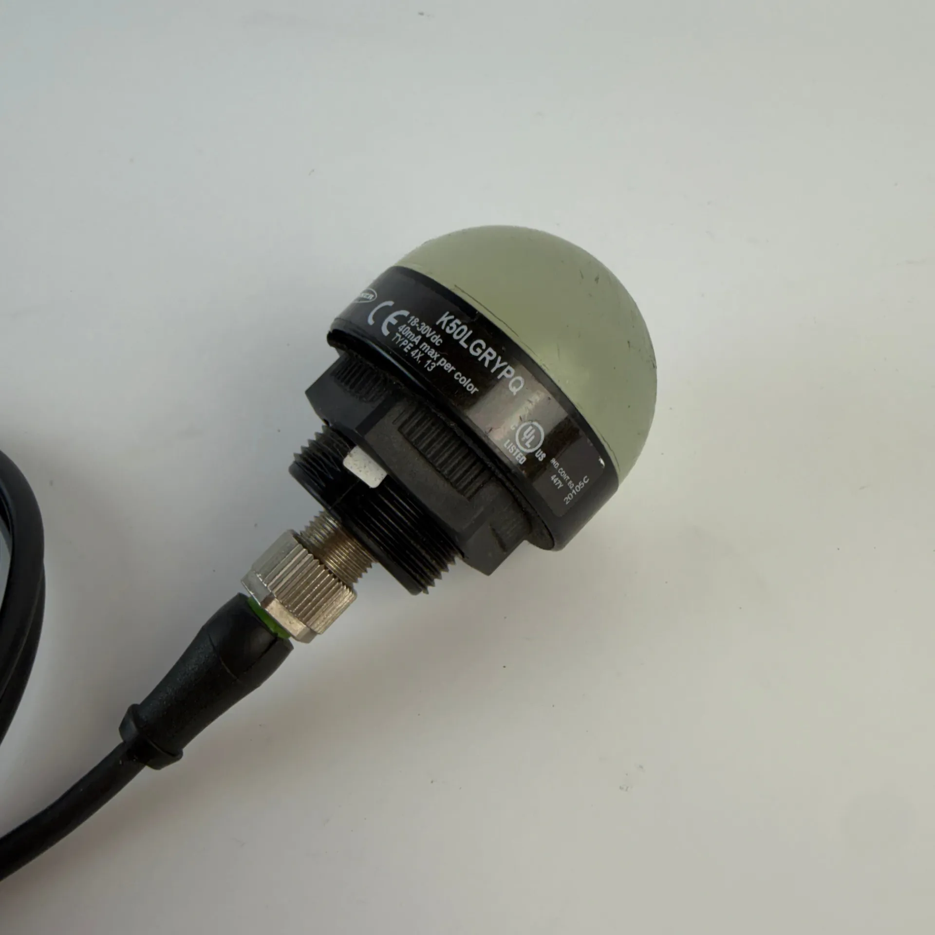 Lot of 2 Banner WL50-2PWM LED Work Lights 12-30V DC PWM Dimmable 30mm Base Mount - Image 1