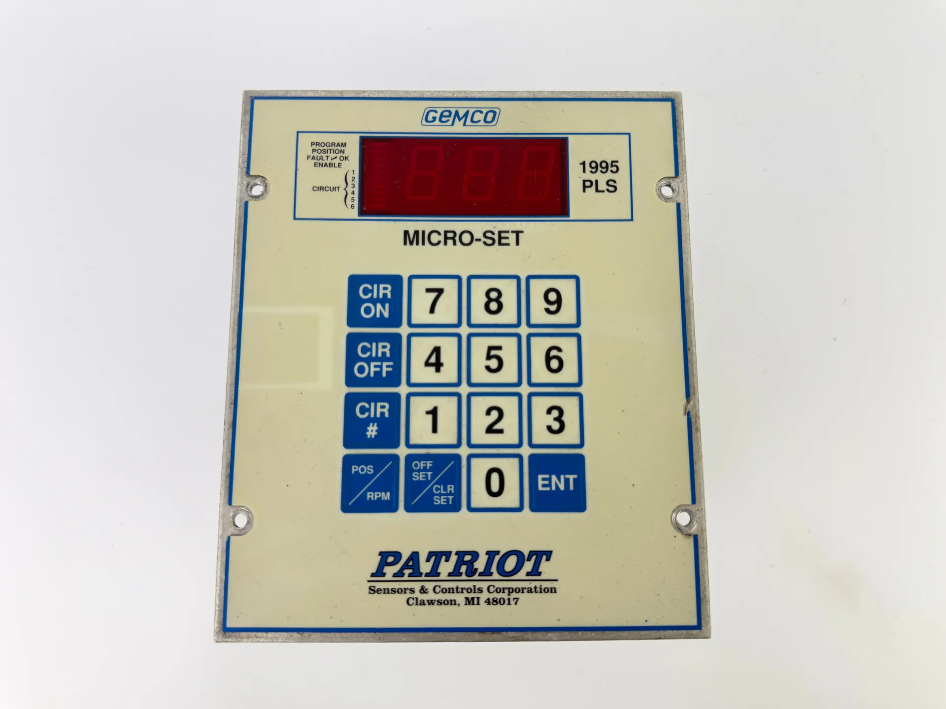 Gemco 1995-A-6M-X-X Patriot Micro-Set PLS Programmable Limit Switch Panel - Thumbnail 3