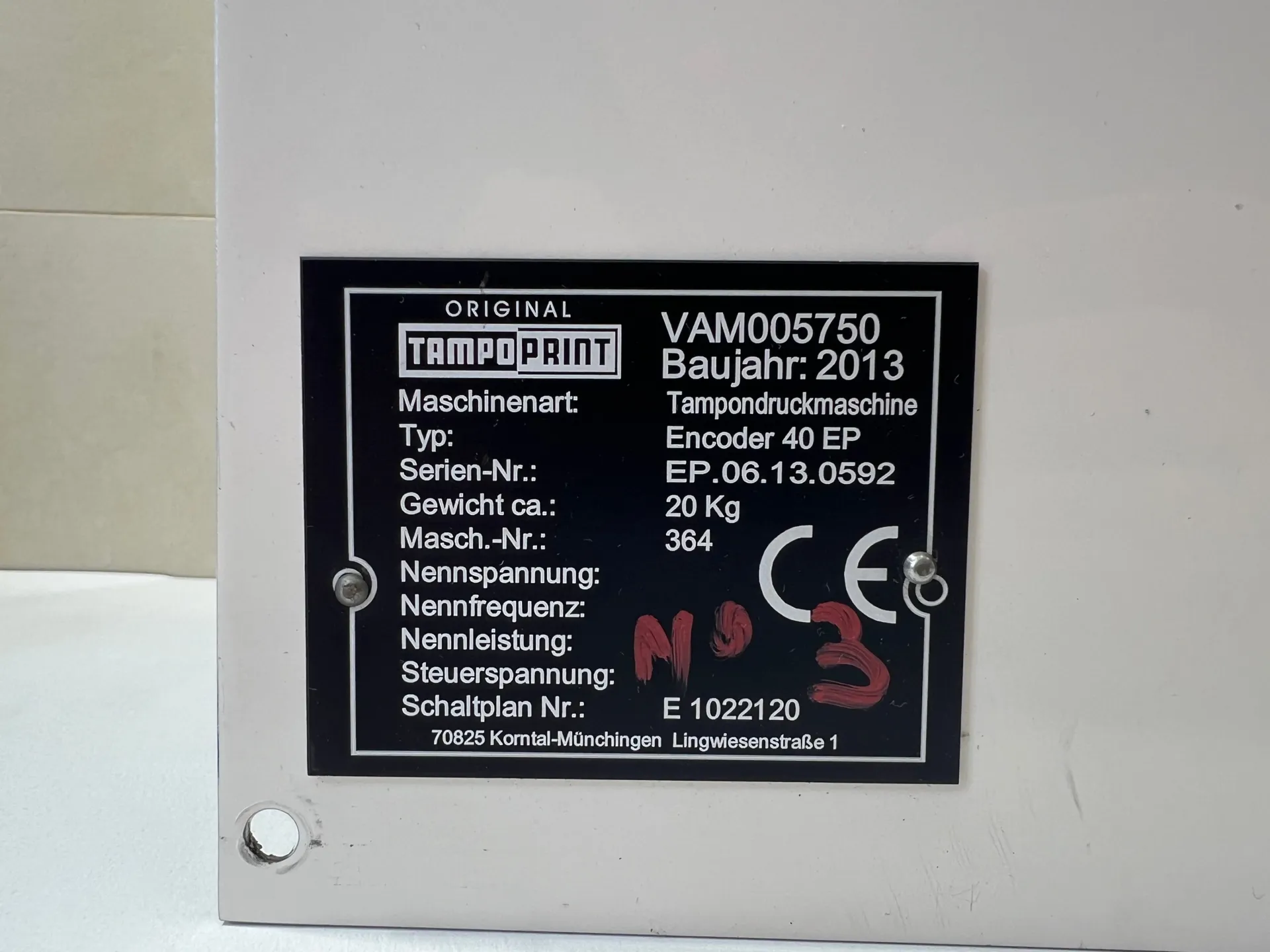 Cover for Tampoprint  Encoder 40 EP - Thumbnail 3