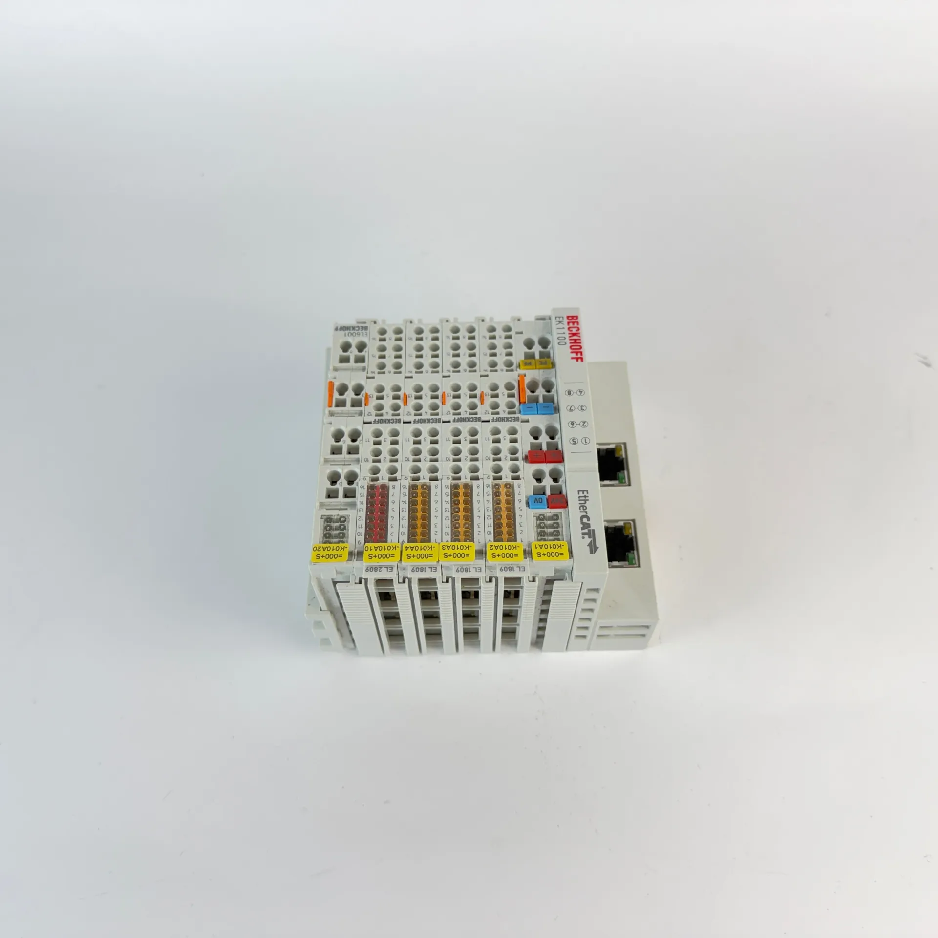 Beckhoff EK1100 EtherCAT Coupler w/ 3x EL1809 1x EL2809 1x EL6001 Module - Image 1