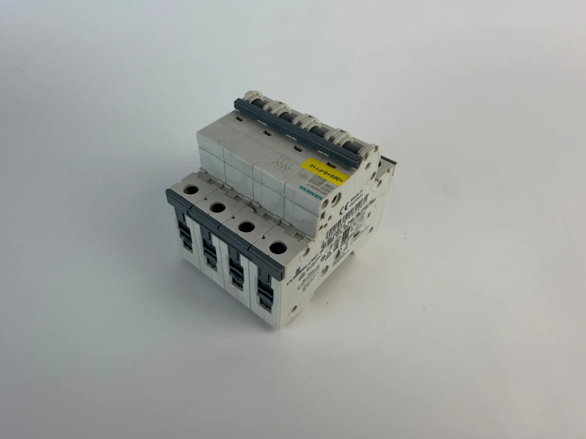 Siemens 5SY4432-7 4 Pole MCB C32 32A Circuit Breaker 10kA 400V AC - Thumbnail 5