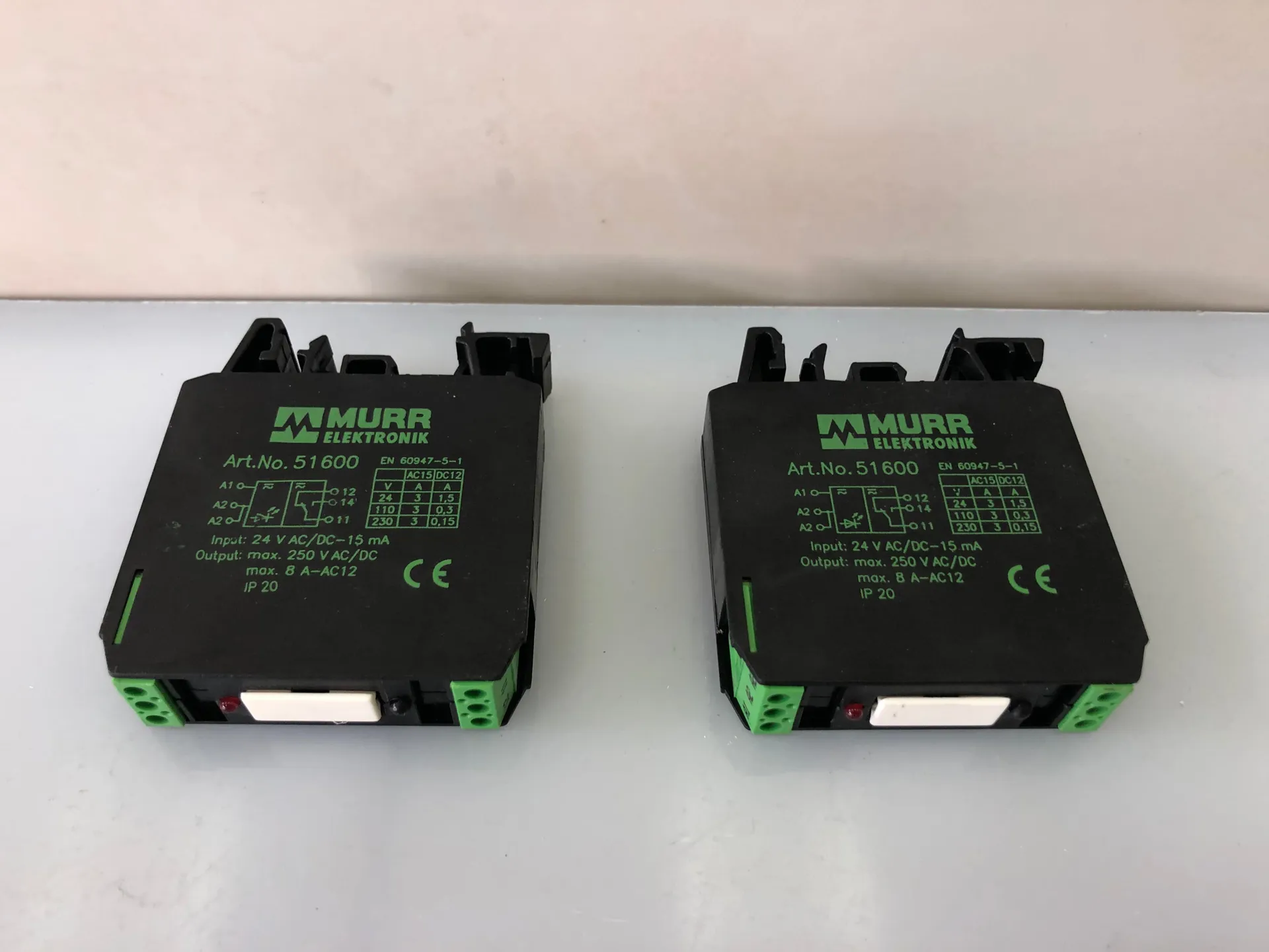 MURR Elektronik 51600 Output Relay Module – 24V DC Coil, DIN Rail Mount - Thumbnail 2