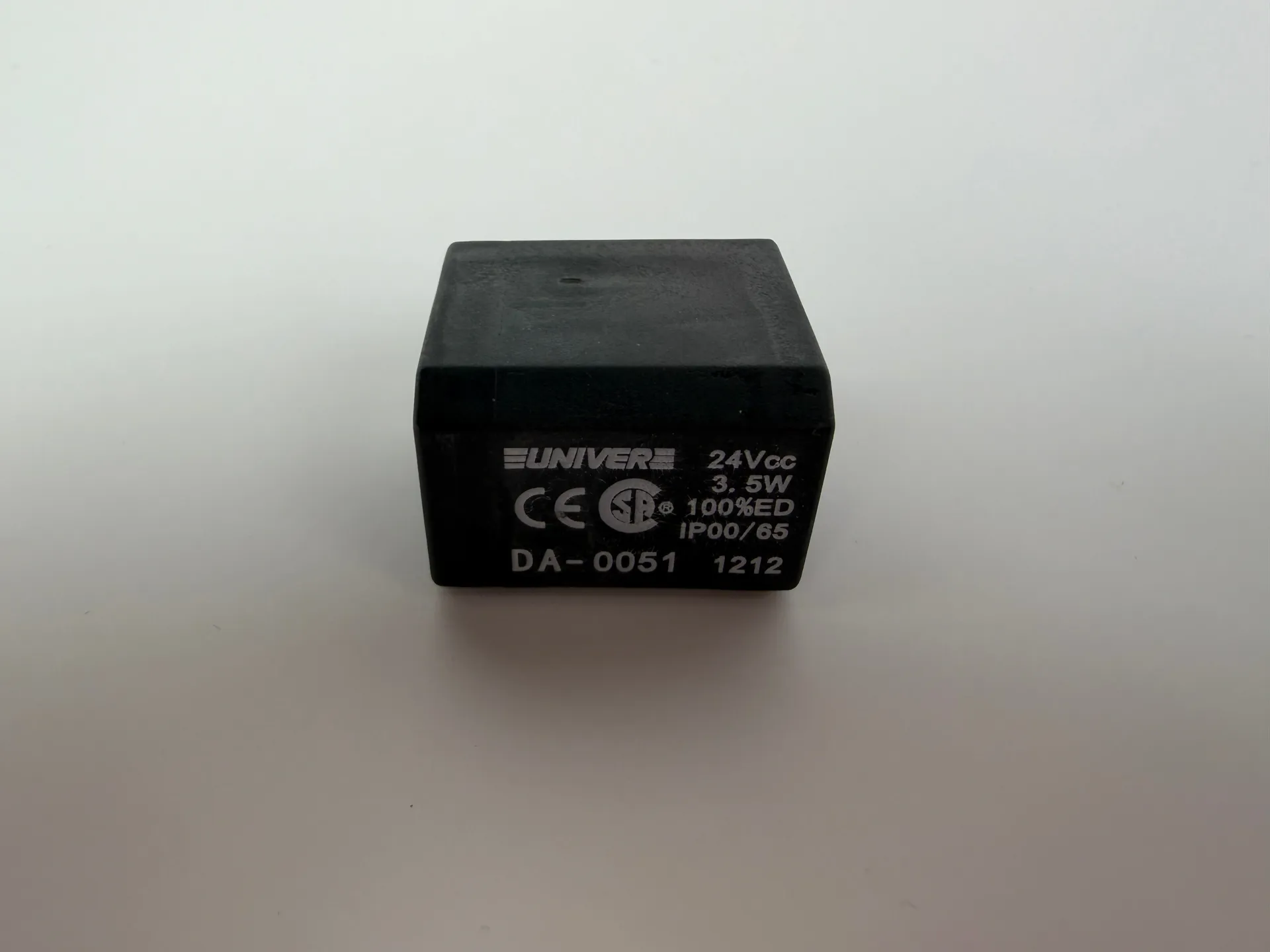 Univer DA-0051 U1 Solenoid Valve Coil 24V DC 3.5W Rectangular - Thumbnail 4
