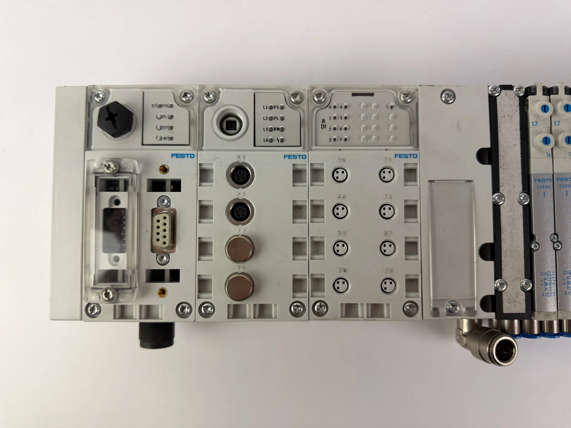 Festo CPX-AB-8-M8 Valve Terminal Assembly MPA1-FB-EMS-8 Pneumatic Valve Manifold - Thumbnail 3
