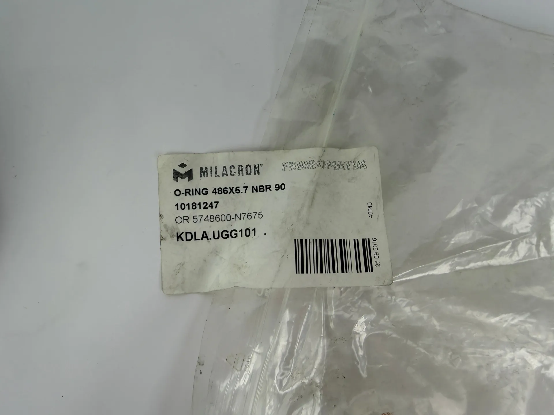 Ferromatik Milacron 10181247 O-Ring 486x5.7 NBR90 OR 5748600-N7675 Seal - Thumbnail 4