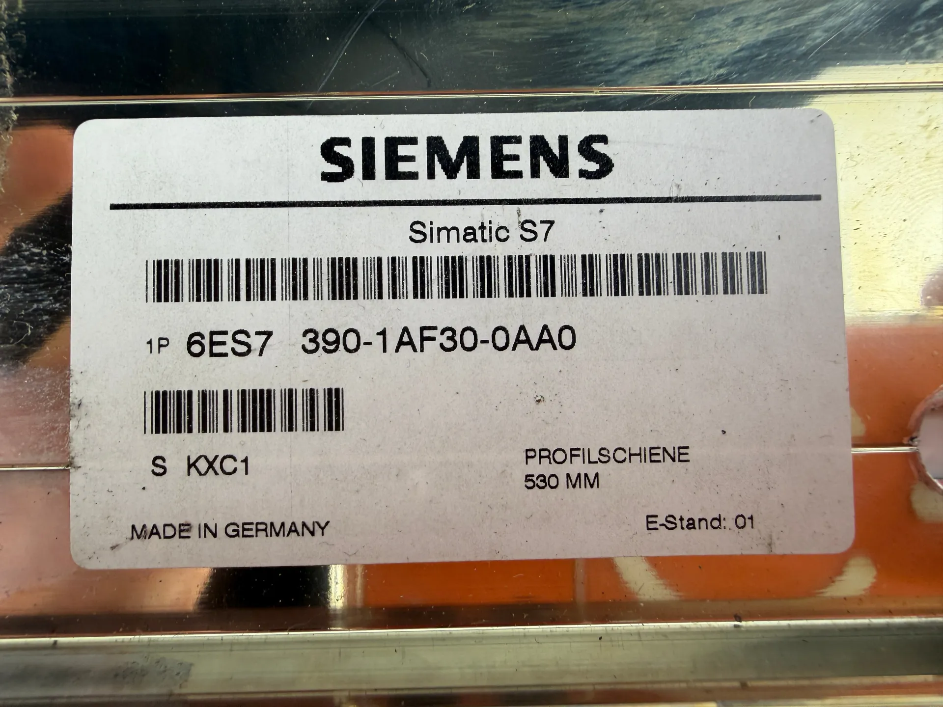 Siemens 6ES7 390-1AF30-0AA0 SIMATIC S7 Profile Rail – 530 mm - Thumbnail 6