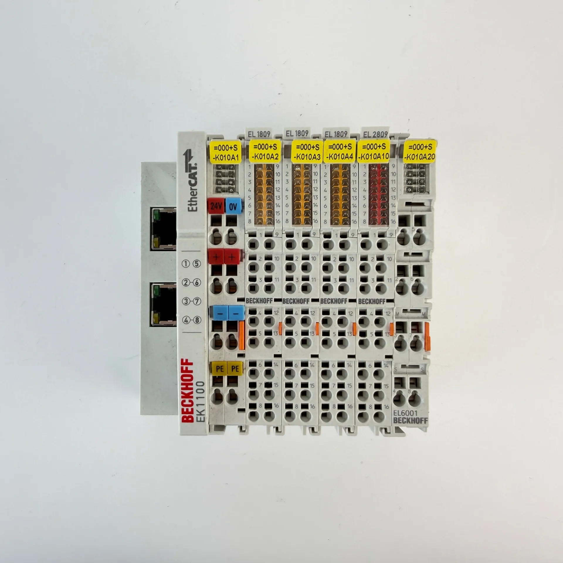 Beckhoff EK1100 EtherCAT Coupler w/ 3x EL1809 1x EL2809 1x EL6001 Module - Thumbnail 4