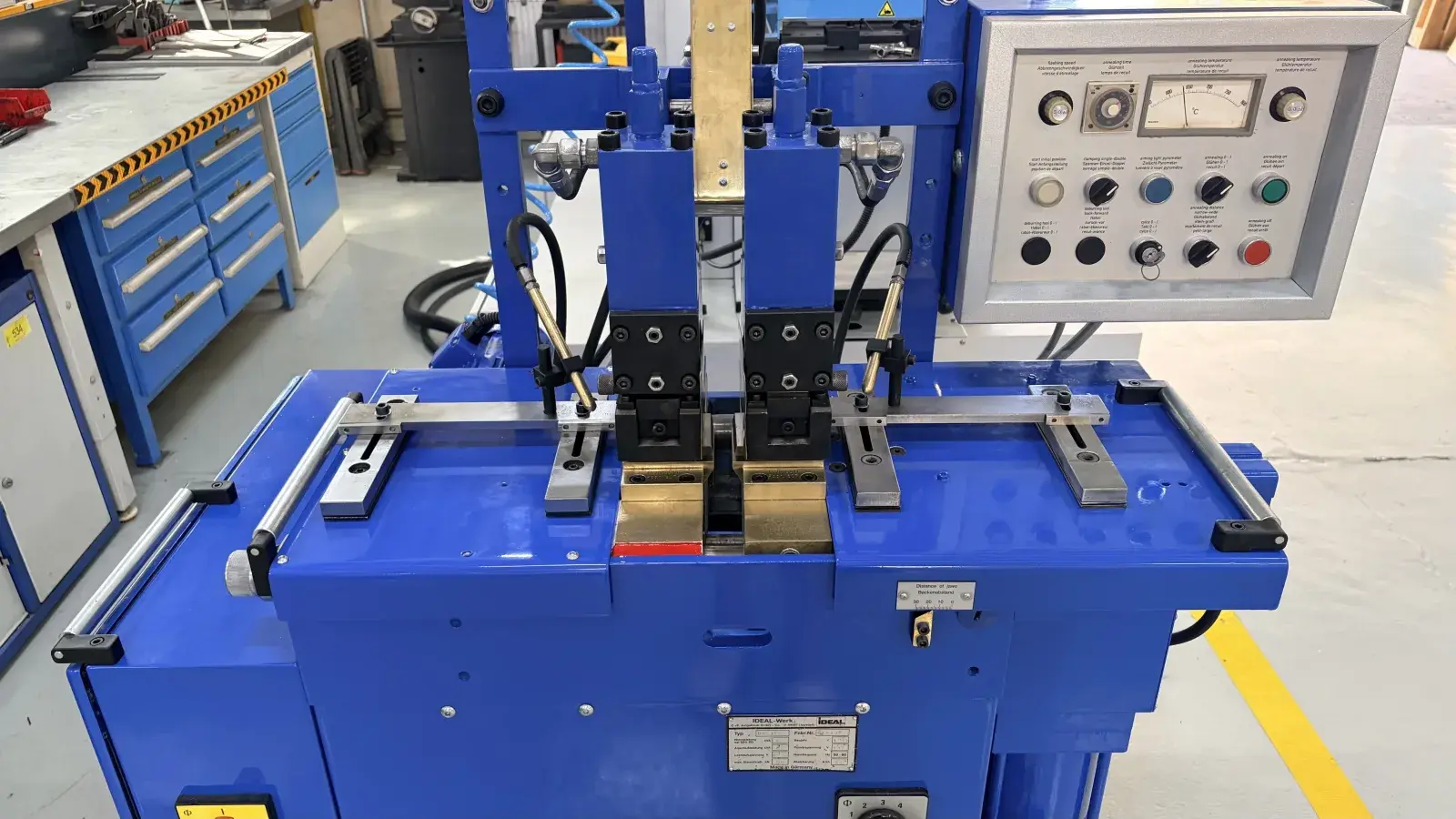 iDEAL BAS 120 Band Saw Blade Welder, Blades 25-120 mm, Hydraulic Clamping - Thumbnail 4