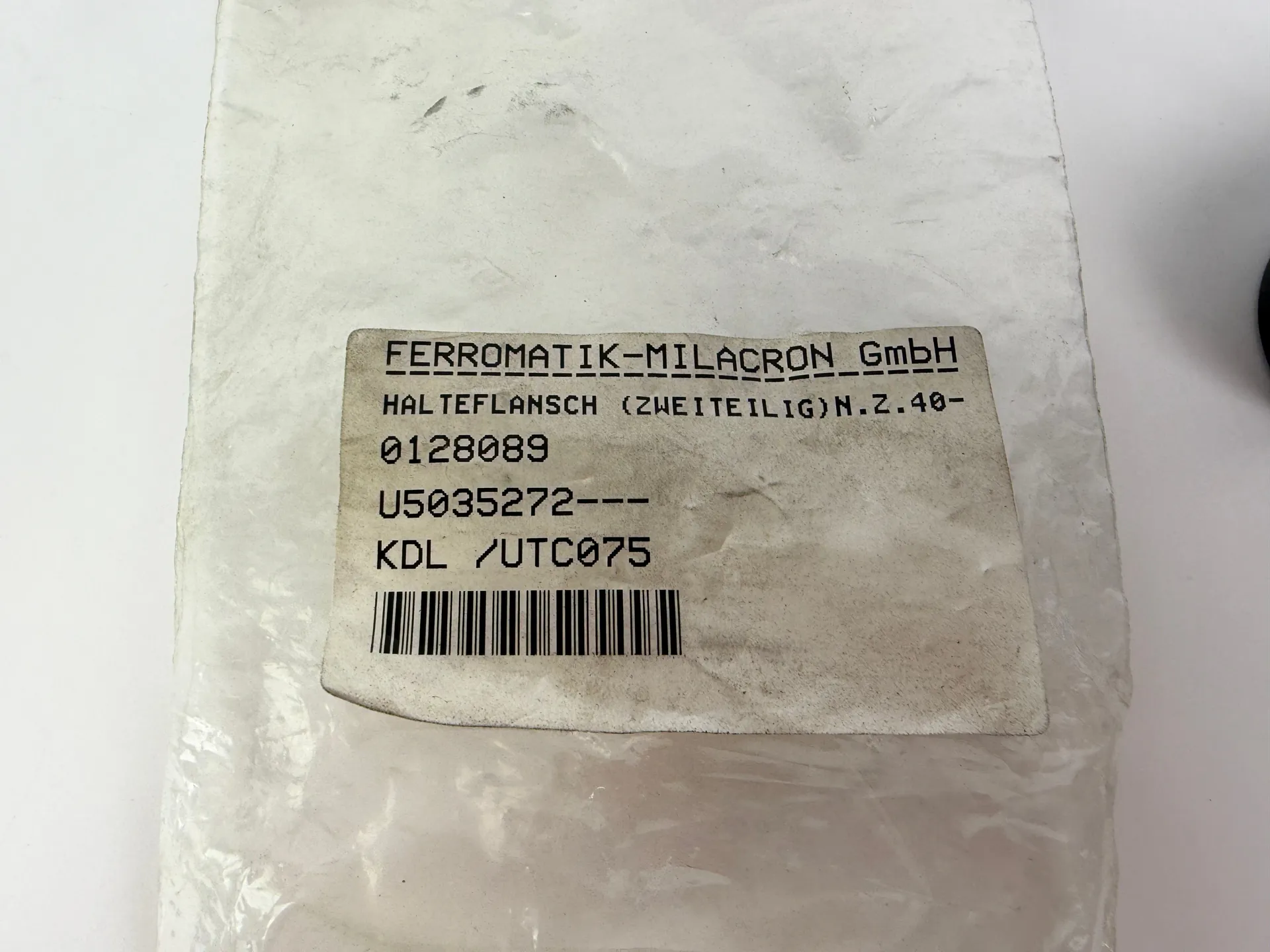 Ferromatik Milacron Halteflansch Zweiteilig 0128089 U5035272 Mounting Flange - Thumbnail 3