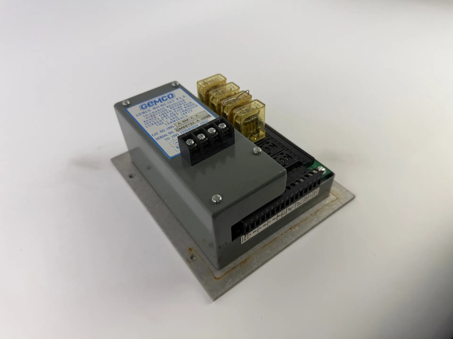 Gemco 1995-A-6M-X-X Patriot Micro-Set PLS Programmable Limit Switch Panel - Thumbnail 5
