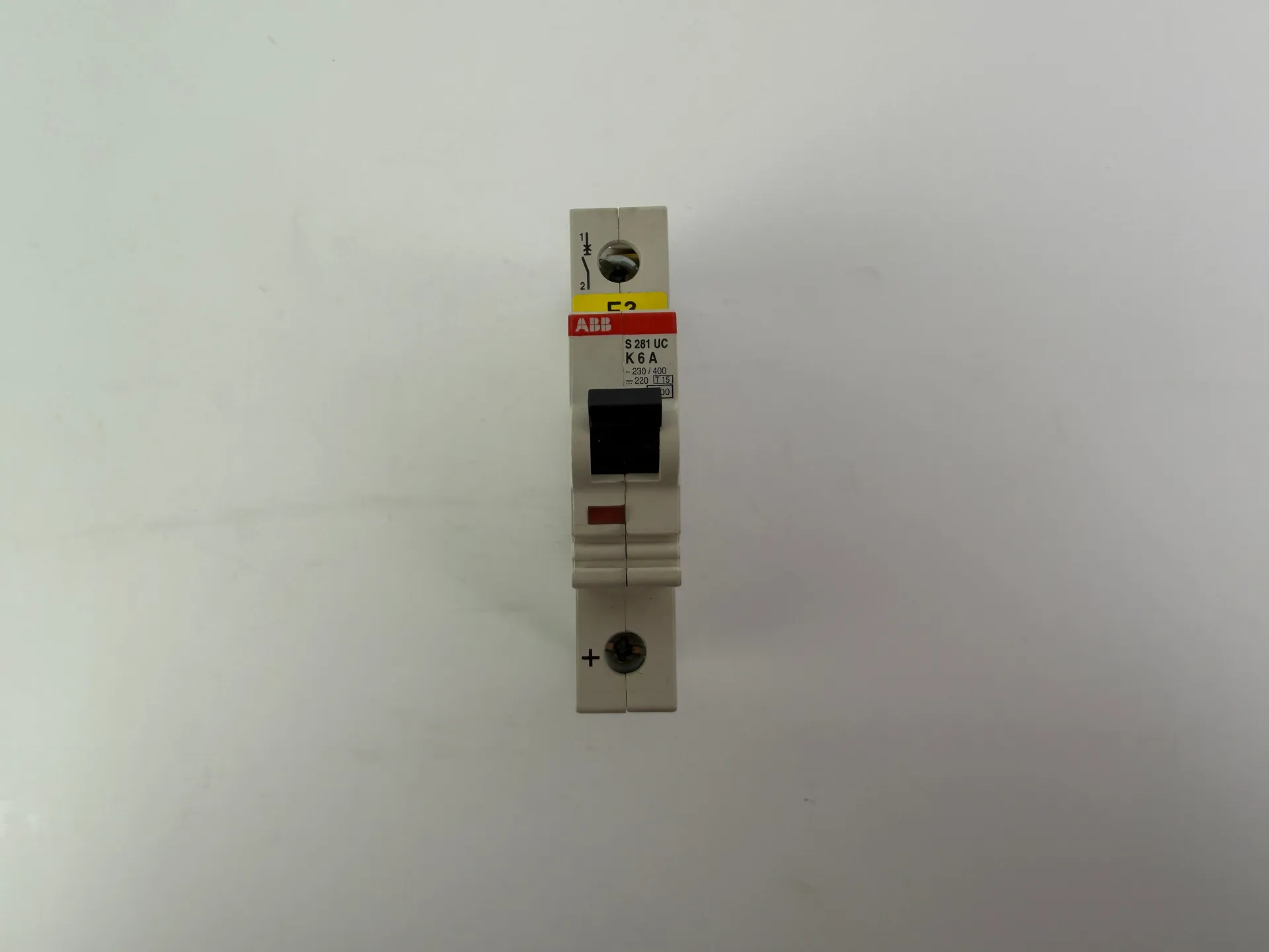 1x ABB S 281 UC K 6 A Circuit Breaker 1-Pole - Image 1