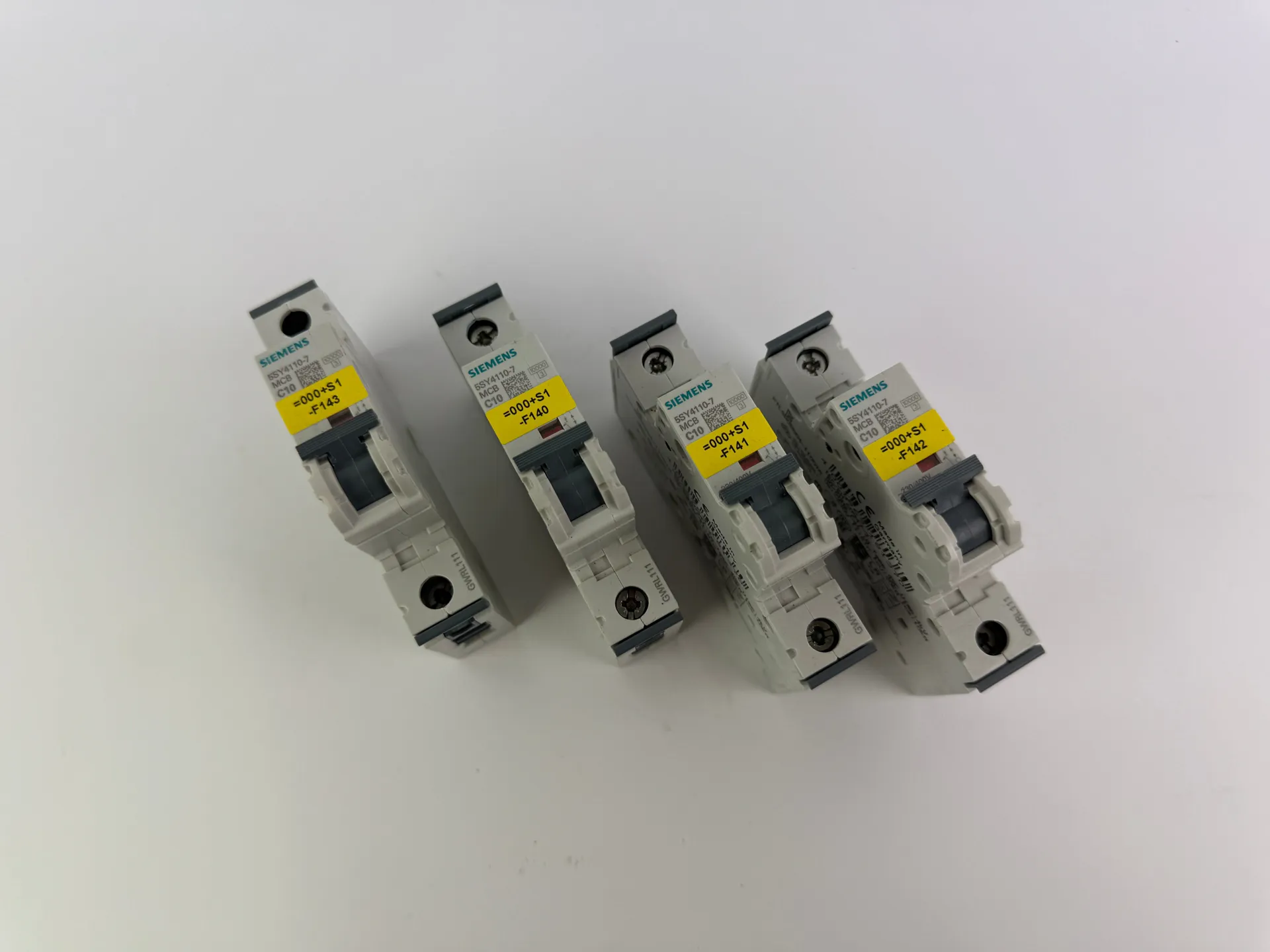 1x Siemens 5SY4110-7 Miniature Circuit Breaker MCB C10 1P 10A 230/400V - Thumbnail 5