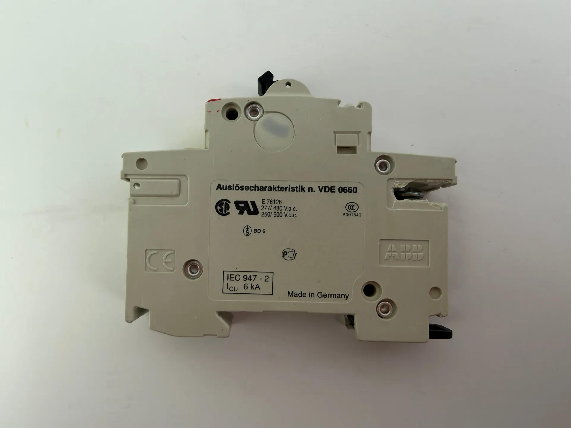1x ABB S 281 UC K 6 A Circuit Breaker 1-Pole - Thumbnail 3