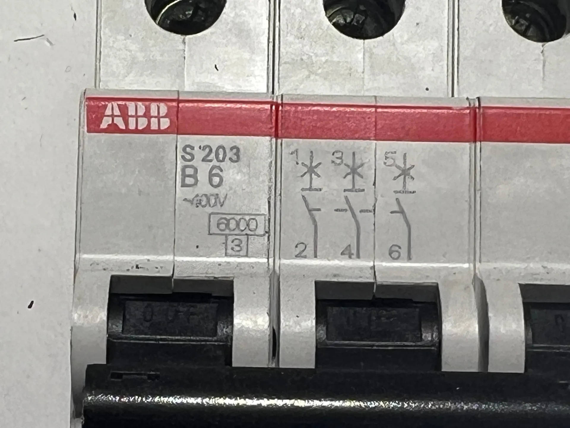 ABB 2CDS253001R0065 S203-B6 Circuit Breaker - Thumbnail 4