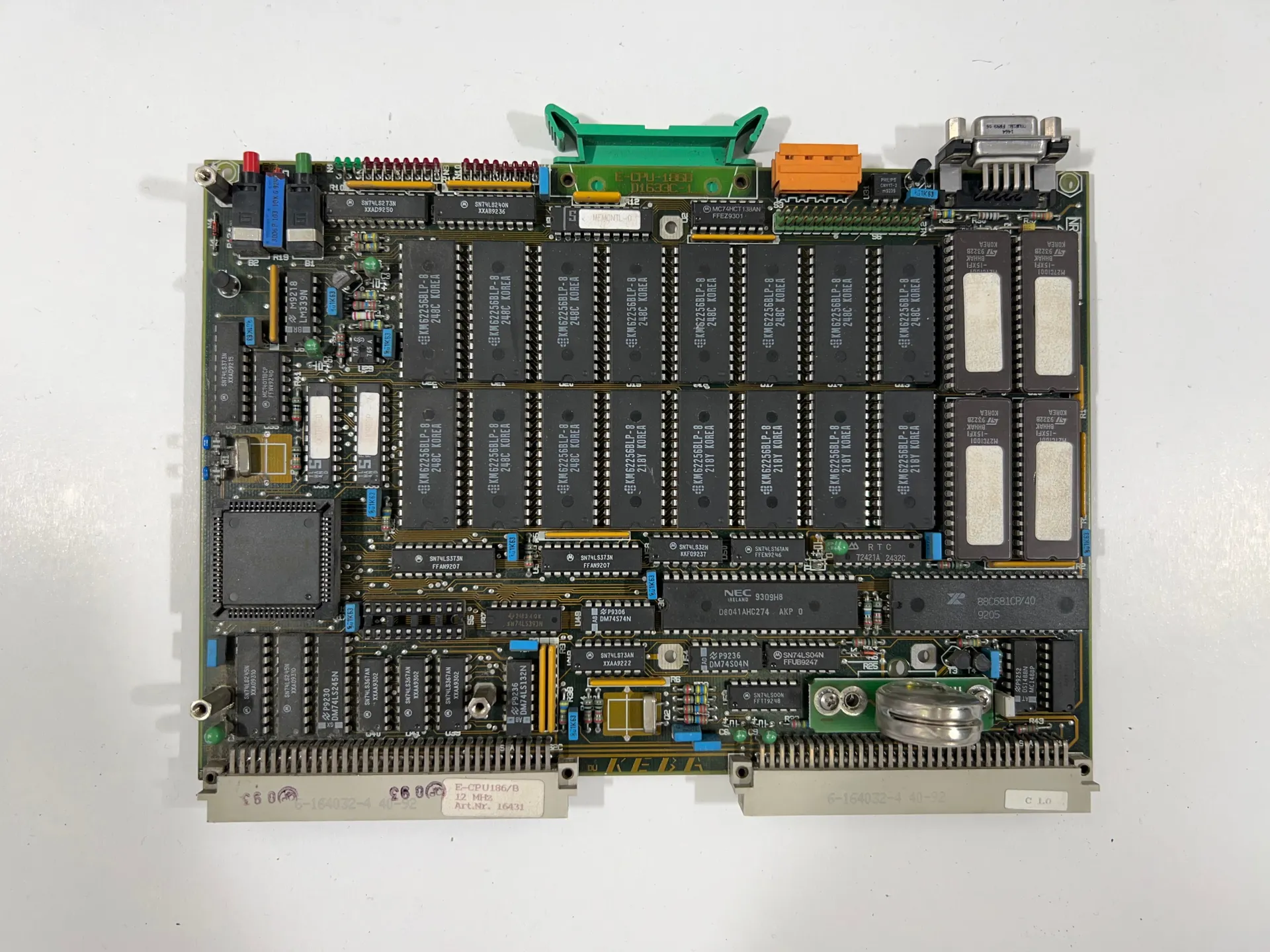 KEBA Engel Circuit Board E-CPU-186B D1633C-1 - Thumbnail 2