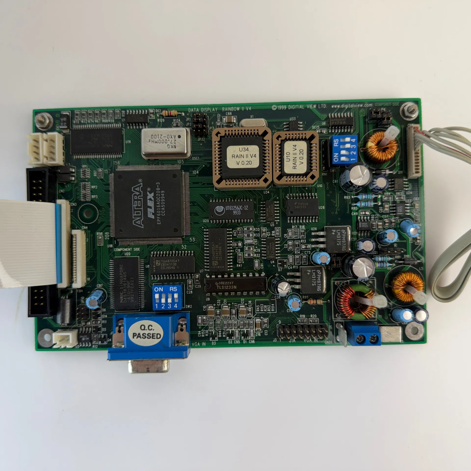 Digital View Rainbow II V4 LCD Display Controller Board 4164201-10 E10H4A6 - Image 1