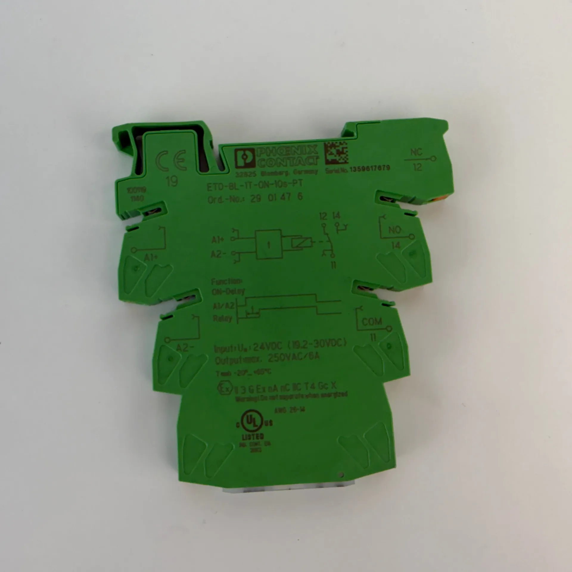 Phoenix Contact ETD-BL-1T-ON-10S-PT 2901476 Timer Relay 24VDC On-Delay DIN Rail - Thumbnail 2