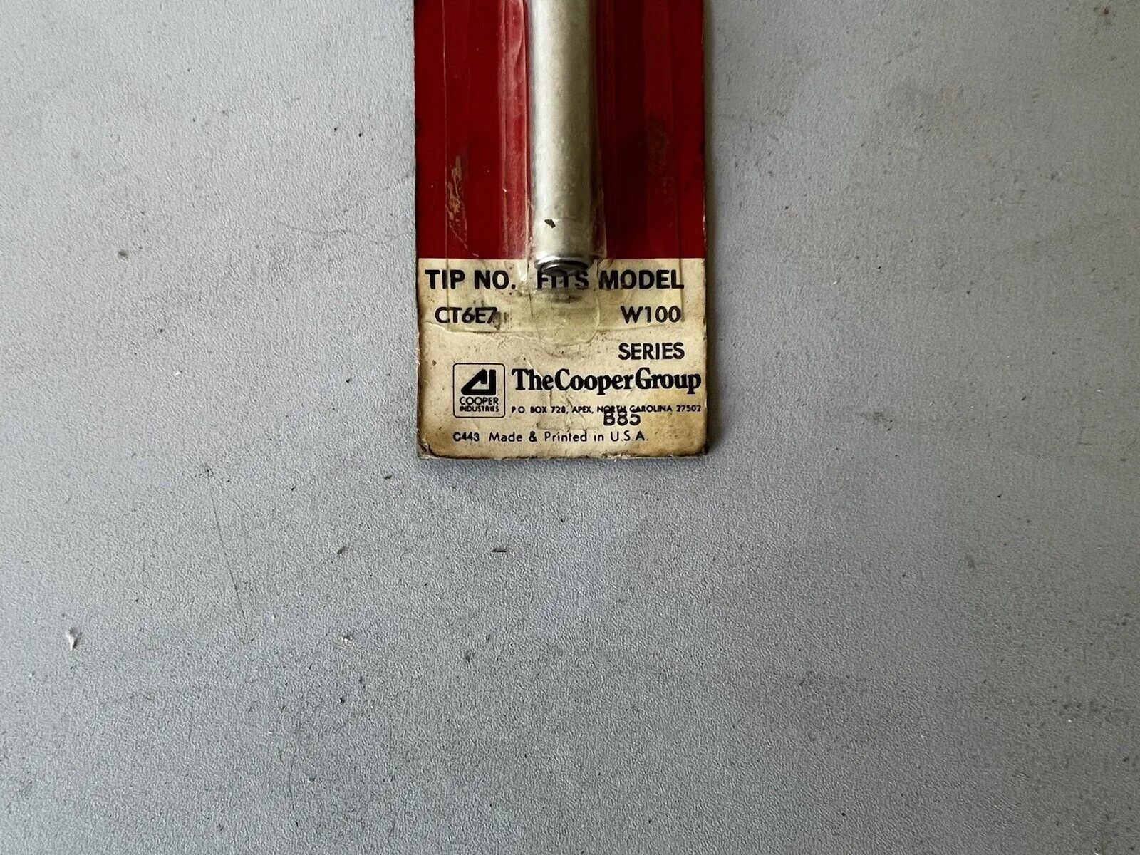 Weller Tip Soldering Screwdriver 700Â°F 6.35mm for W100D (CT6E7) - Image 1