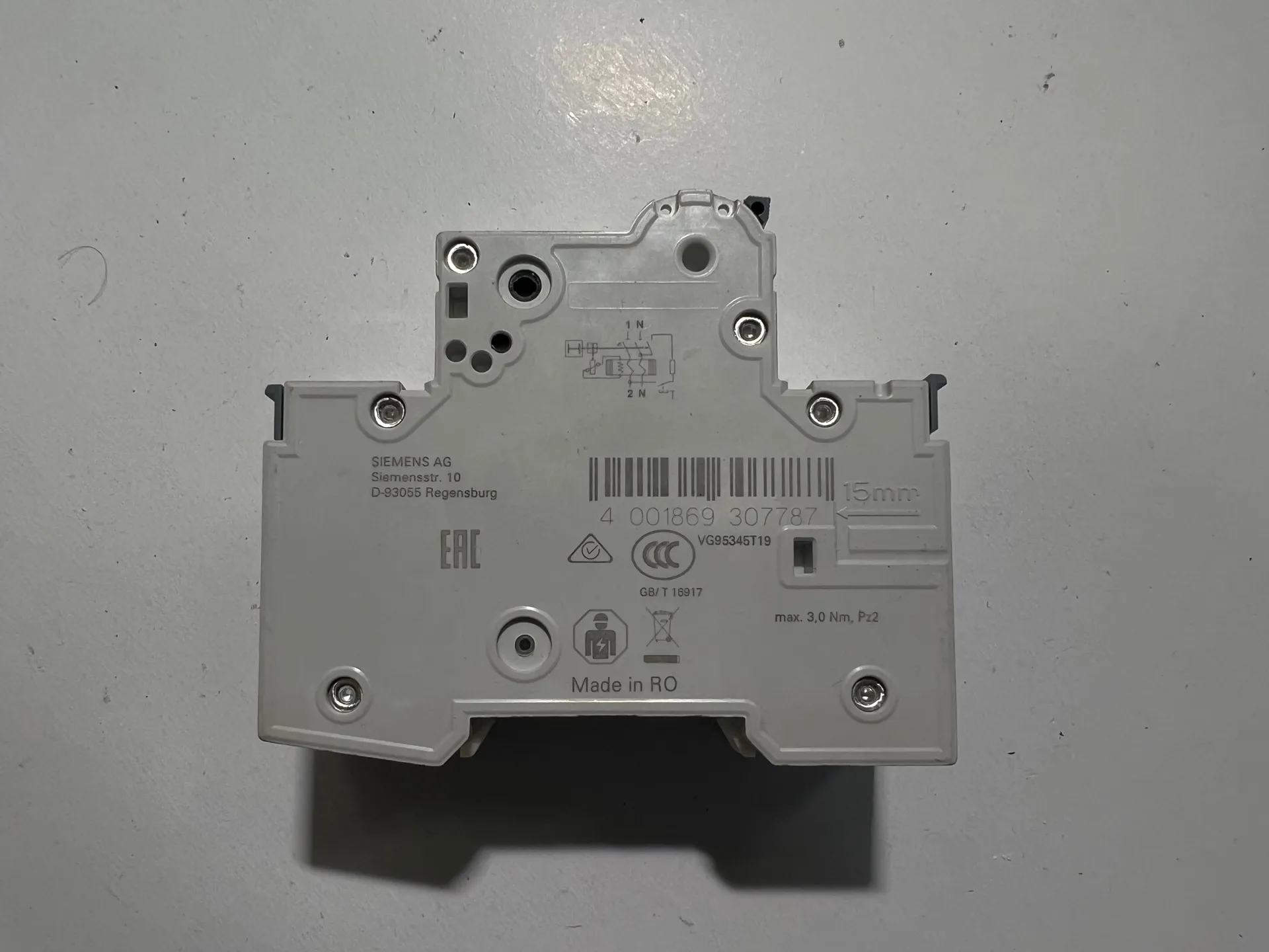 1x Siemens 5SU1354-6KK32 RCBO B32 30mA 230V 6kA Circuit Breaker - Thumbnail 3