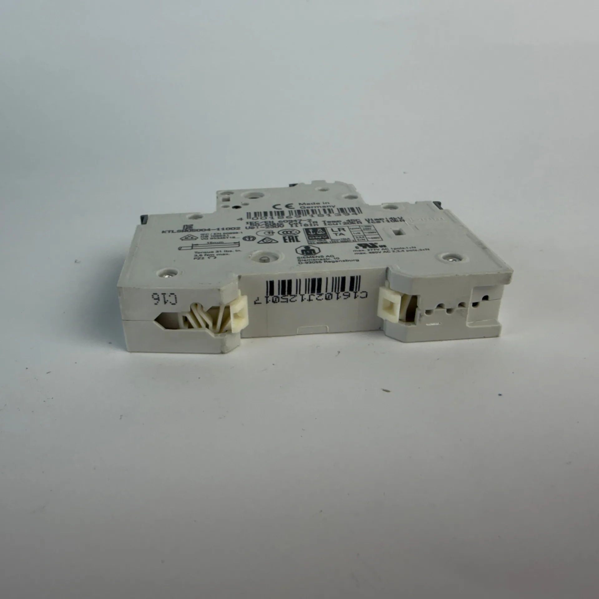 1x Siemens 5SY4116-7 MCB C16 16A 1 Pole Circuit Breaker 10kA 230/400V - Thumbnail 4