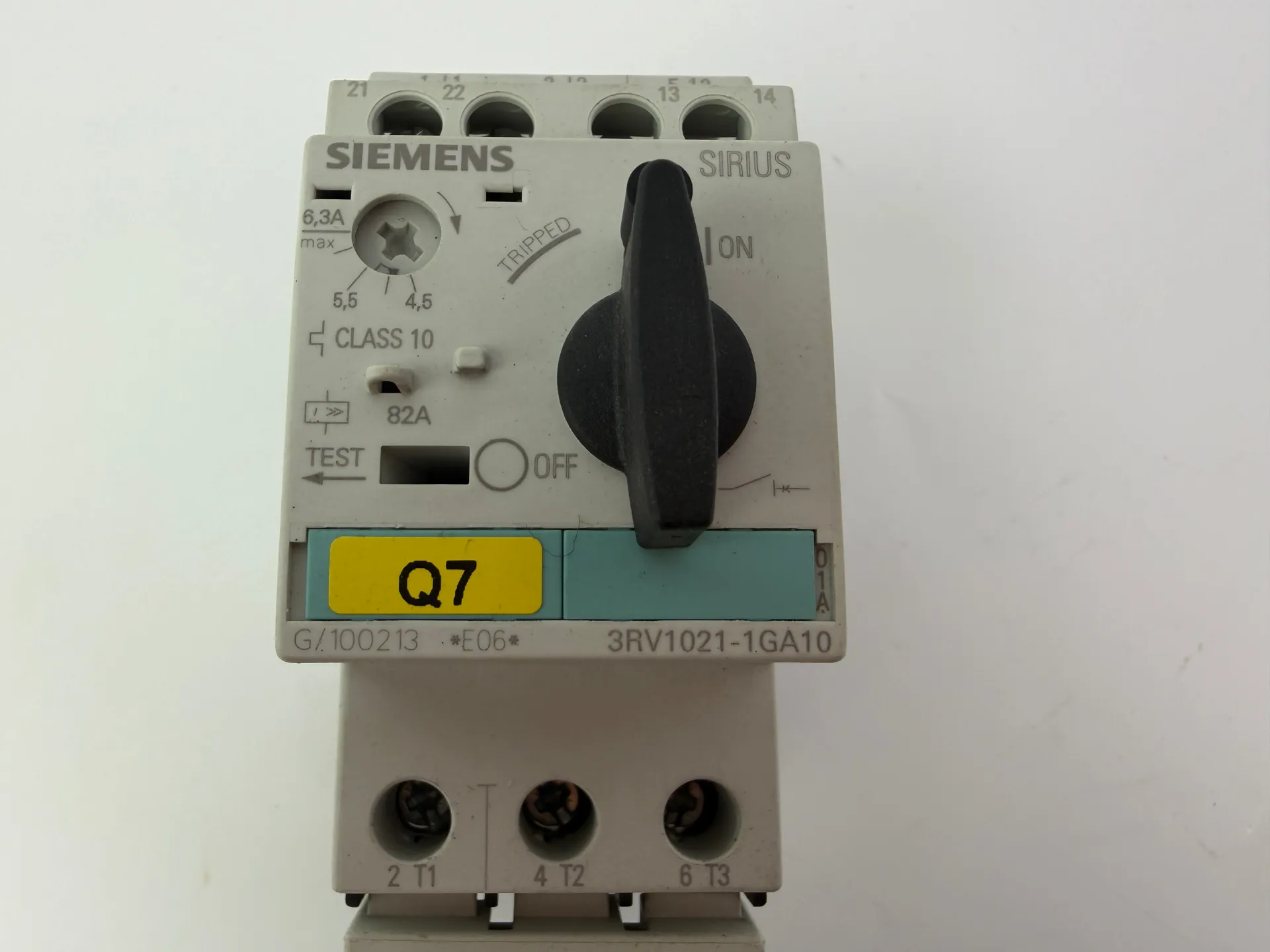 1x Siemens 3RV1021-1GA10 Motor Starter Protector Circuit Breaker - Thumbnail 4