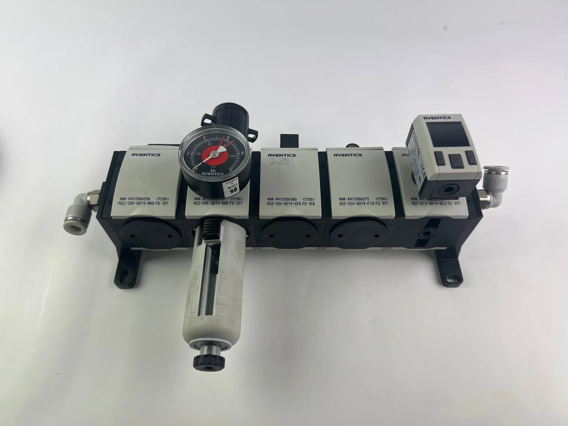 Aventics R412006256 R412006175 R412006380 R412006272 R412006250 + R412010767 Pressure Regulating Valves + 2 Cables 1,5m long - Thumbnail 4