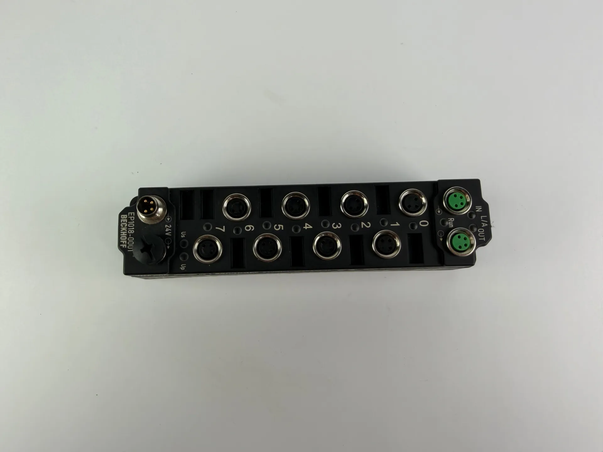 1x Beckhoff EP1018-0001 EtherCAT Box 8-Channel Digital Input Module IP67 - Thumbnail 2