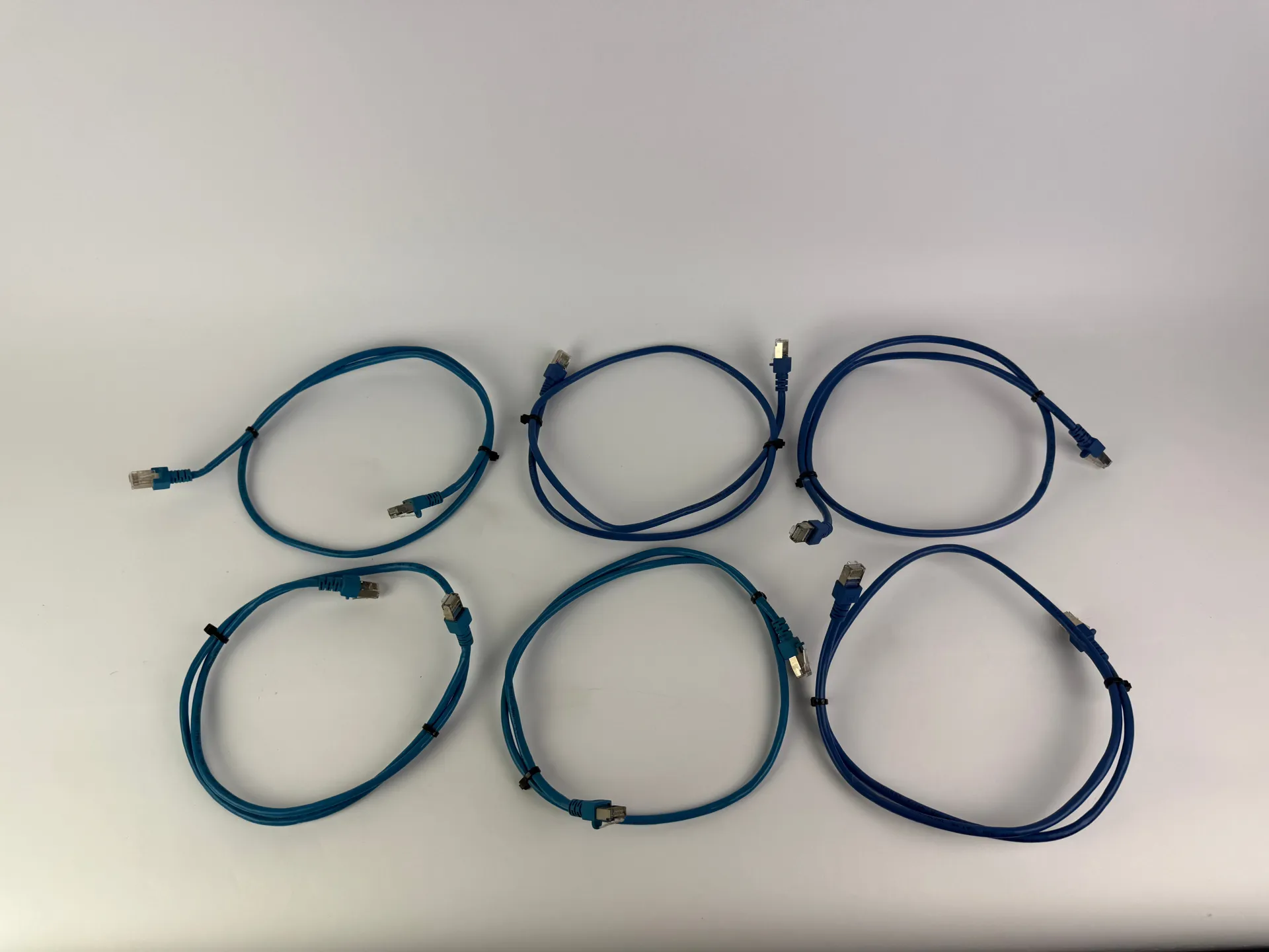 1x CAT5e SFTP Ethernet Patch Cable 1m RJ45 Shielded LAN 26AWG Blue - Thumbnail 5