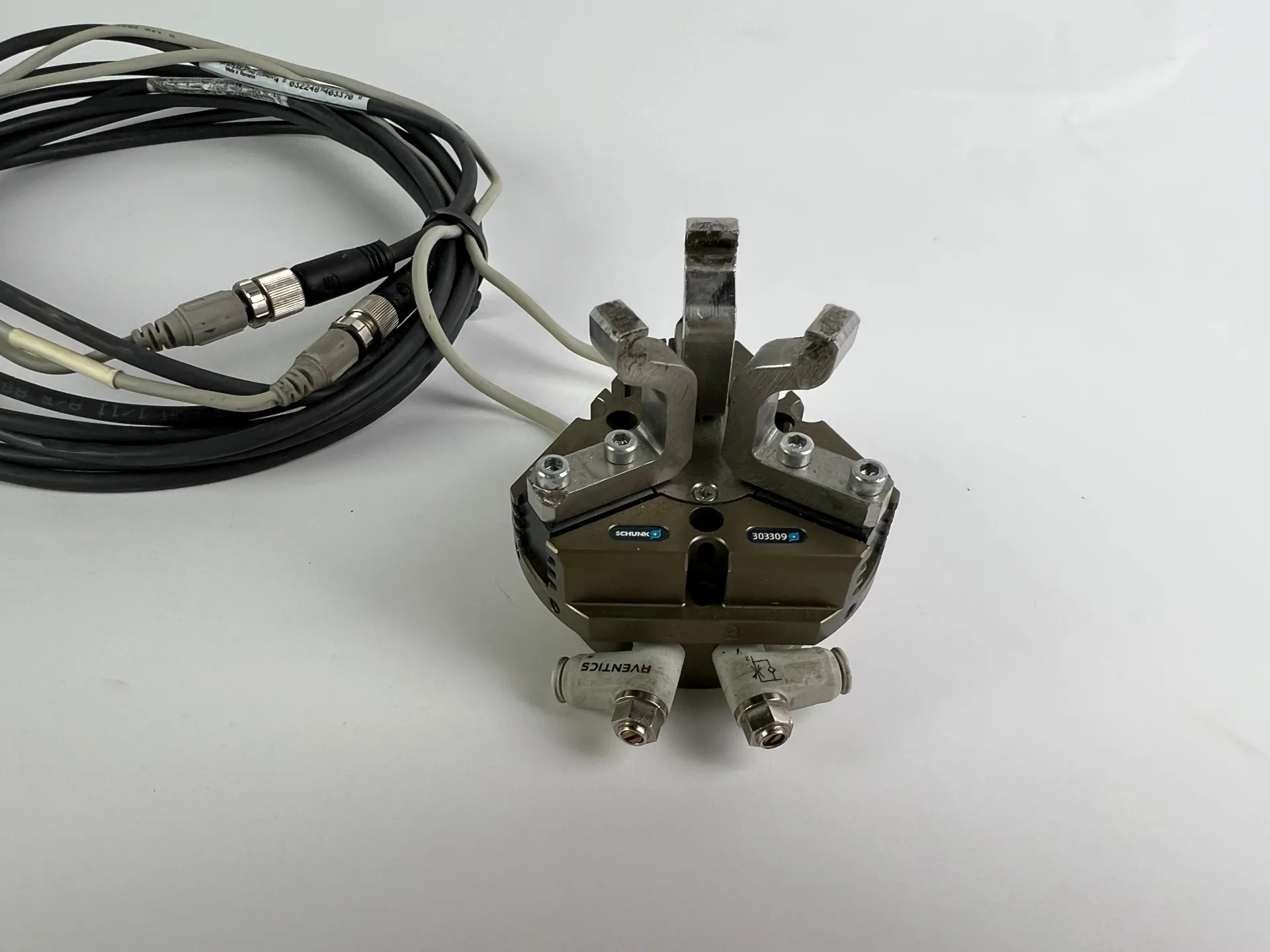 Schunk PZN 50/1 Pneumatic Centric Gripper 303309 355N 4mm + 2 Sensors 240cm - Thumbnail 4