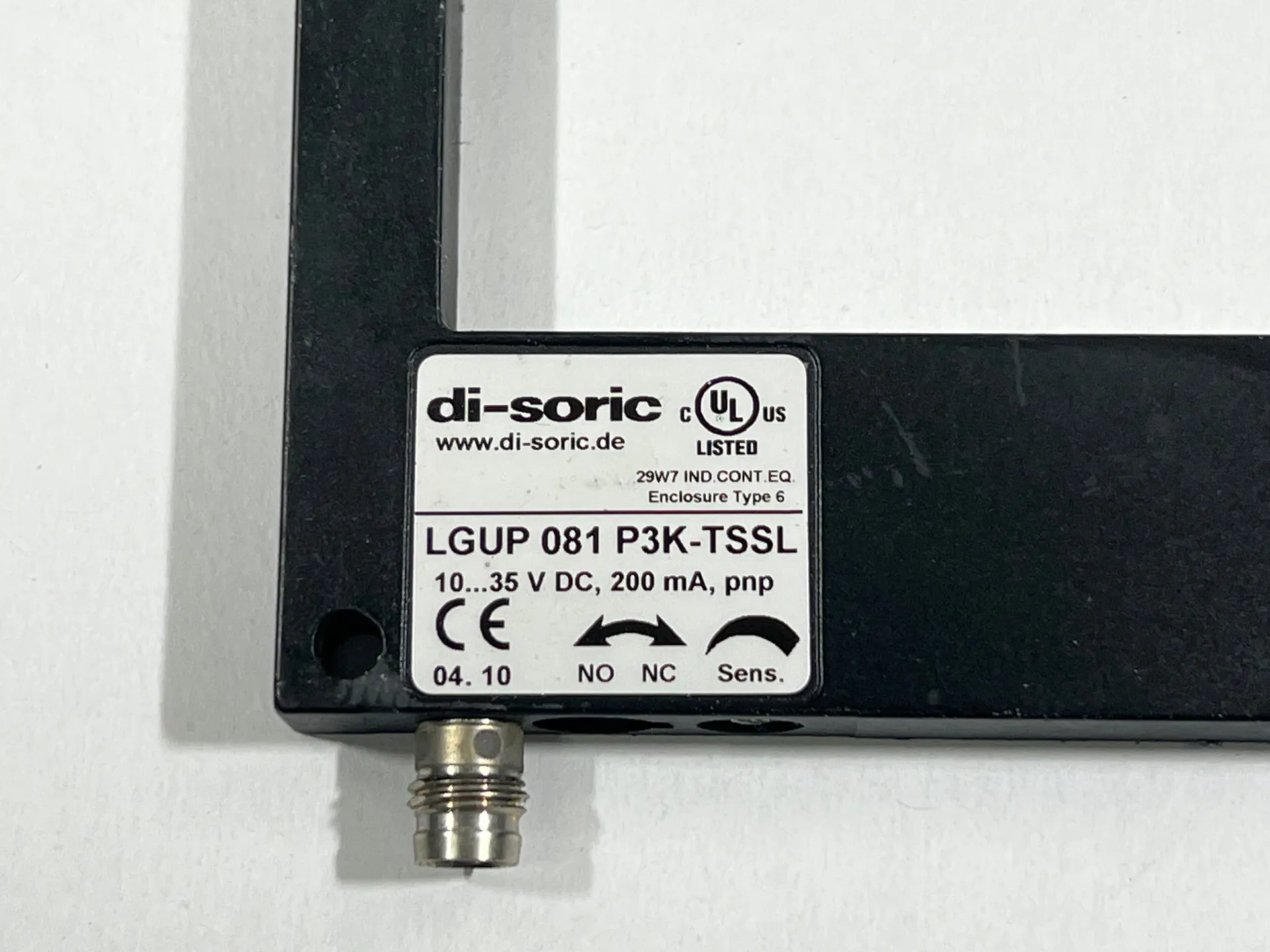 Di-Soric LGUP 081 P3K-TSSL Forked Light Barrier - Thumbnail 4