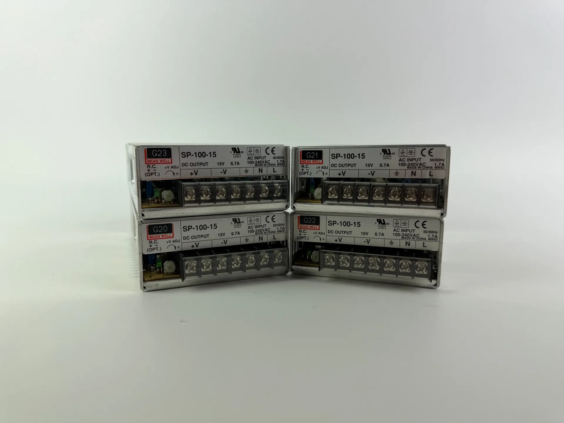 1x Mean Well SP-100-15 Switching Power Supply 15V DC 6.7A 100W - Thumbnail 3
