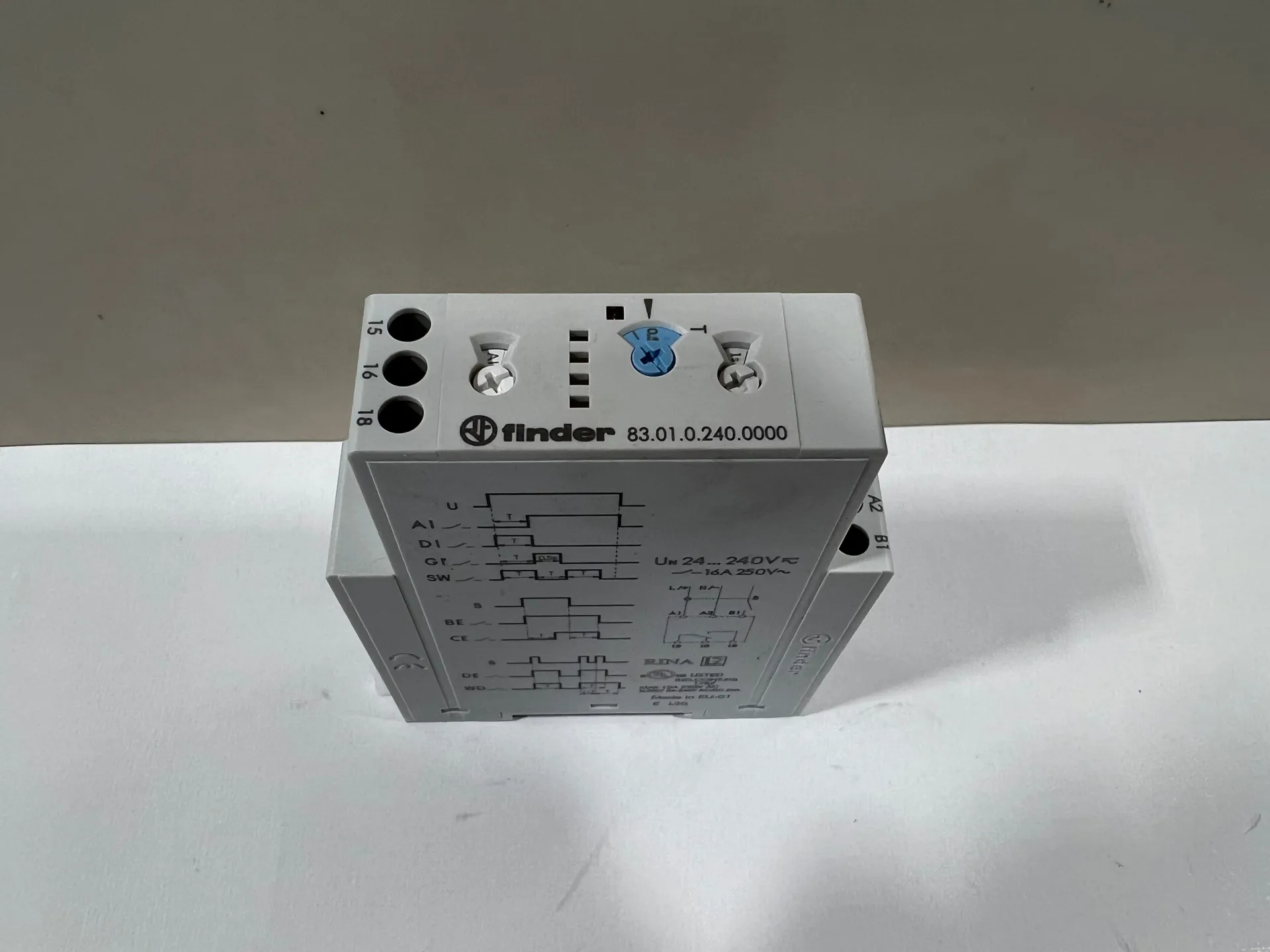 New in Box Finder 83.01.0.240.0000 Multifunction Time Relay – 240V AC, 8 Functions - Thumbnail 3