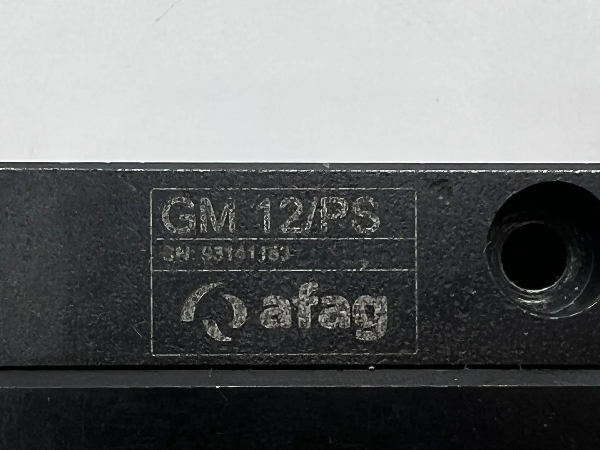 Afag GM 12/PS Mounting Plate for GMQ12 / GM12 Pneumatic Grippers - Image 1