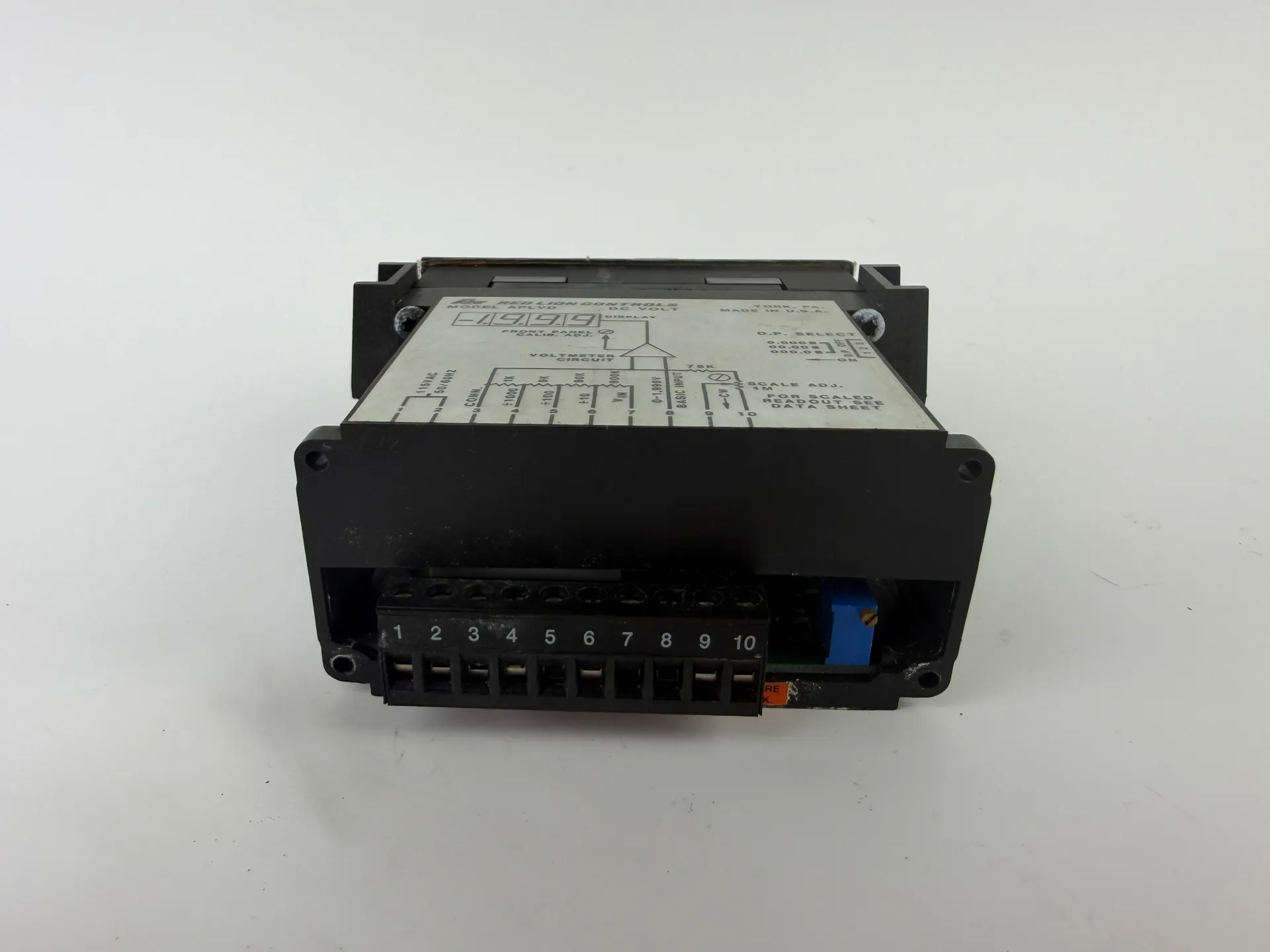 Red Lion APLVD400 Panel Meter DC Voltmeter Digital Display APLVD USA - Thumbnail 6