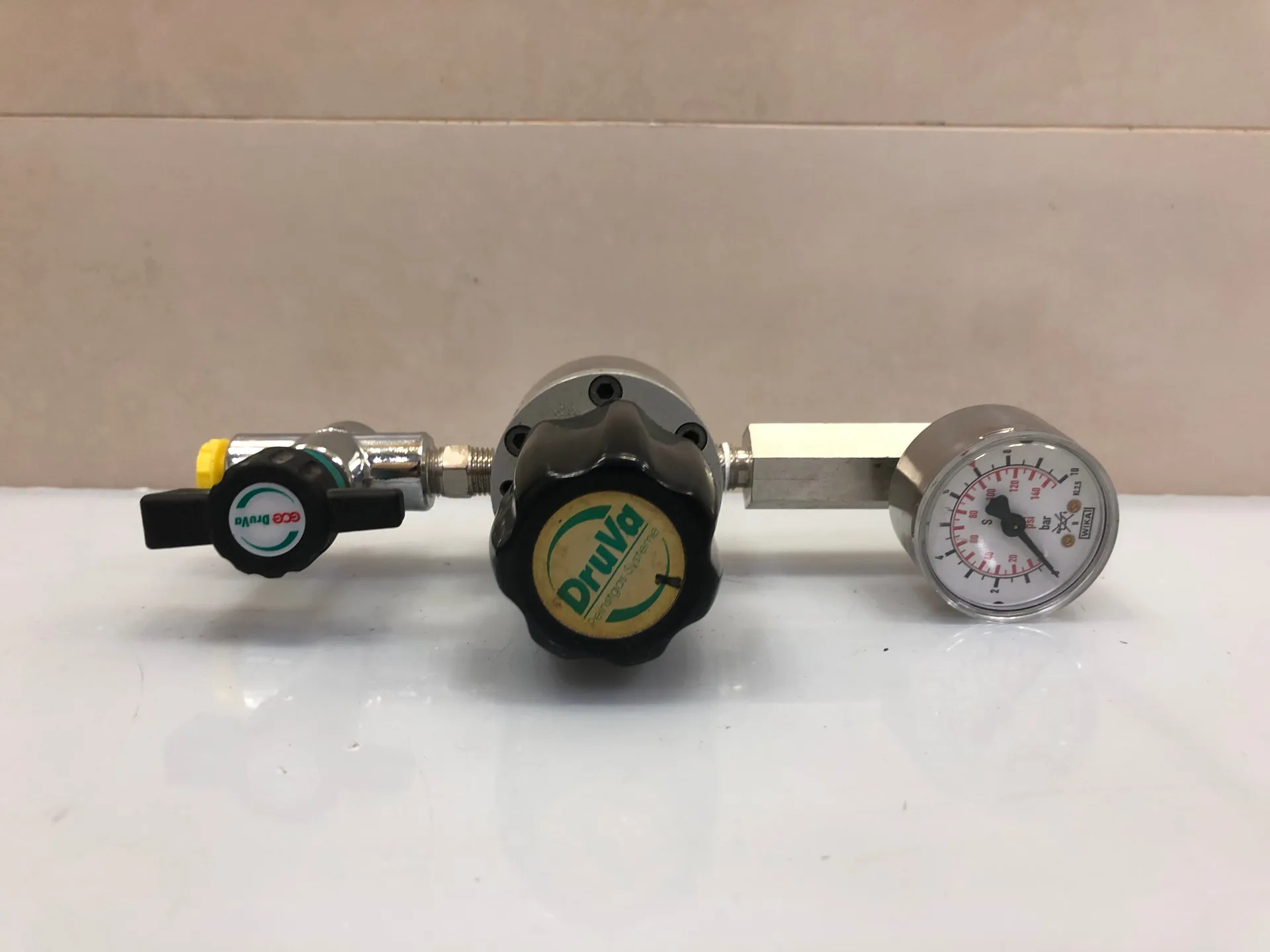 DruVa High-Pressure Cylinder Pressure Regulator – Gas Supply Control - Image 1