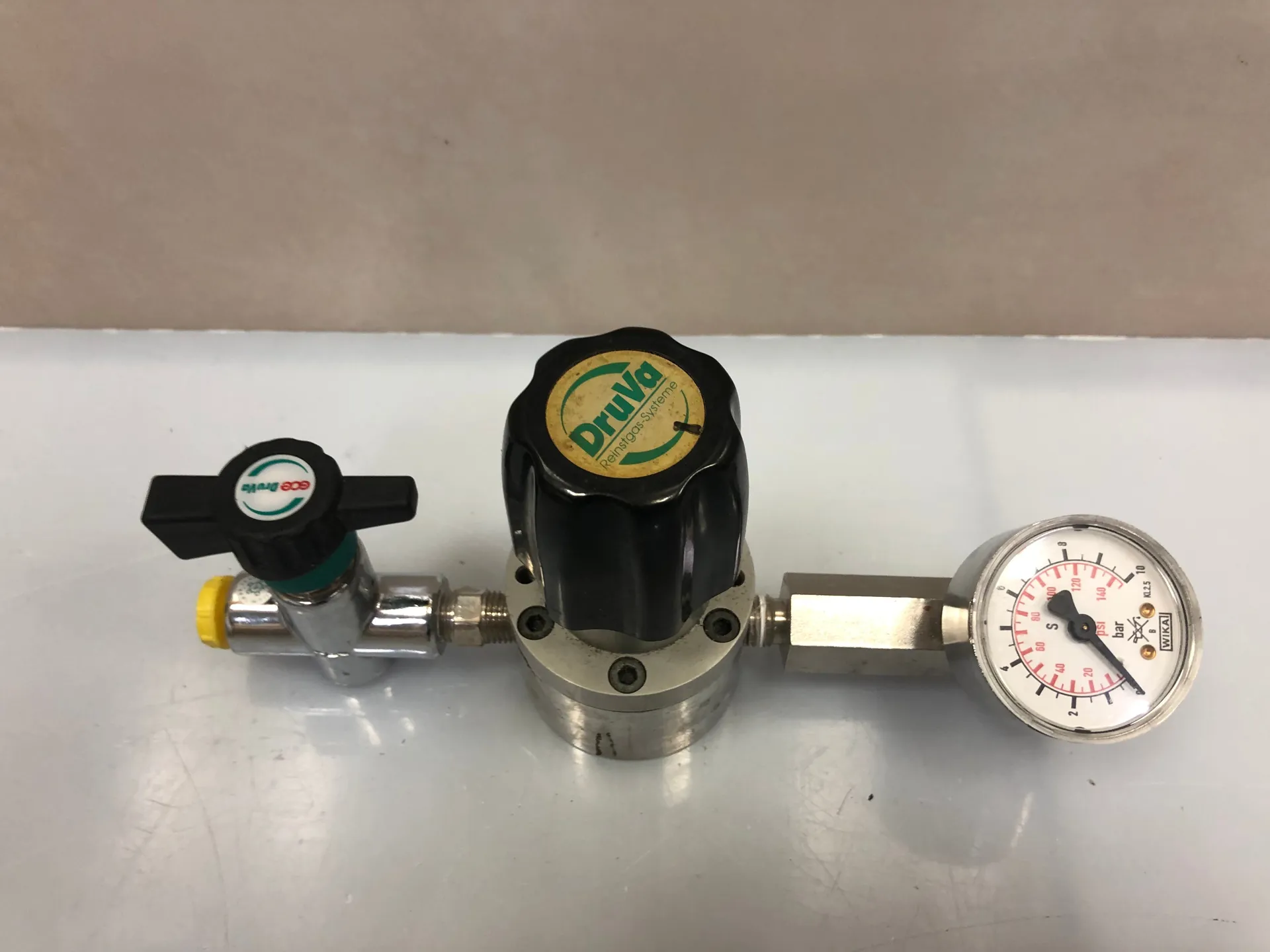 DruVa High-Pressure Cylinder Pressure Regulator – Gas Supply Control - Thumbnail 2