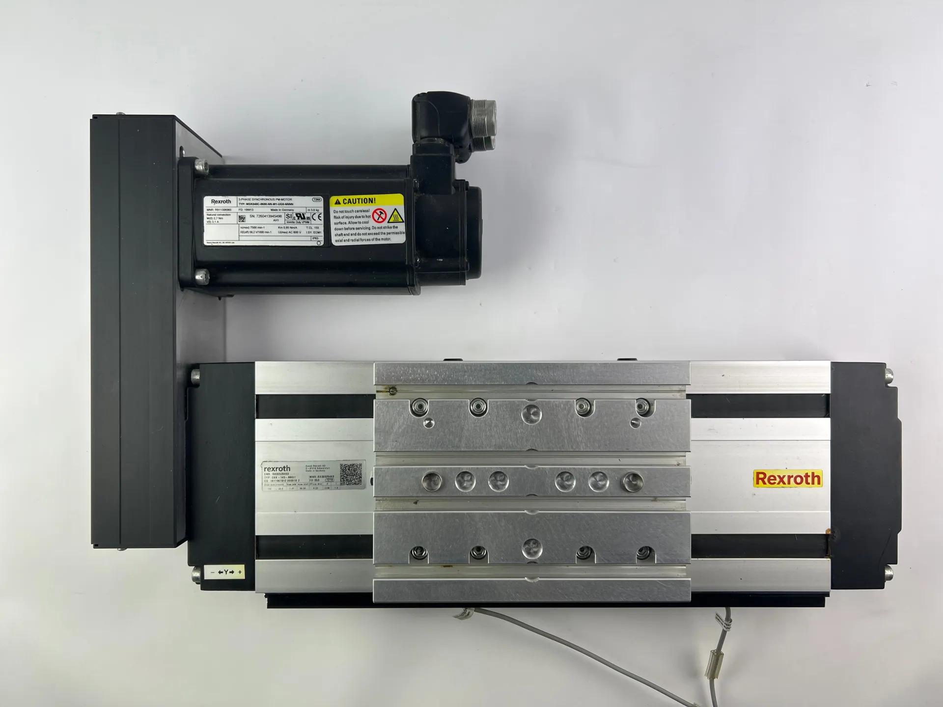 Rexroth R030520403 CKK-145-NNG1 Compact Module + R911306060 MSK040C-0600-NN-M1-UG0-NNNN Motor + 2 Cables + Sensors - Thumbnail 2