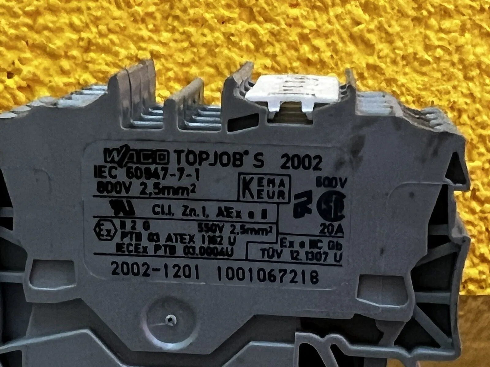 WAGO Ground Terminal Block – IEC 60947-7-2 Earth Clamp (Erdklemme) - Thumbnail 5