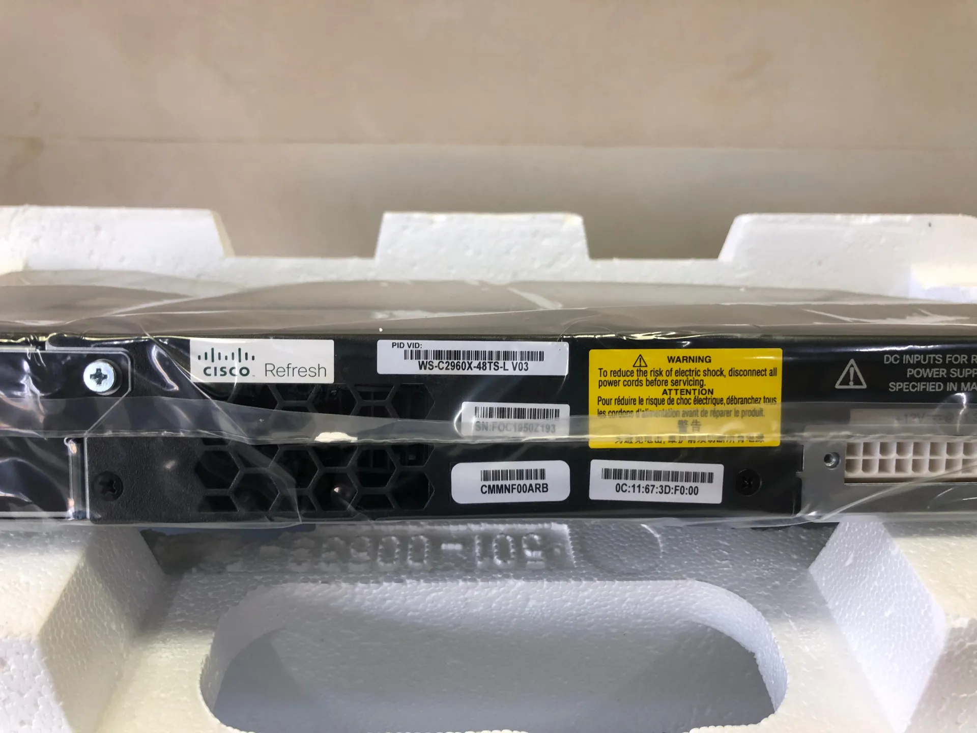 CISCO WS-C2960X-48TS-L Catalyst 2960-X 48GigE, 4x1G SFP, LAN Base - Thumbnail 10