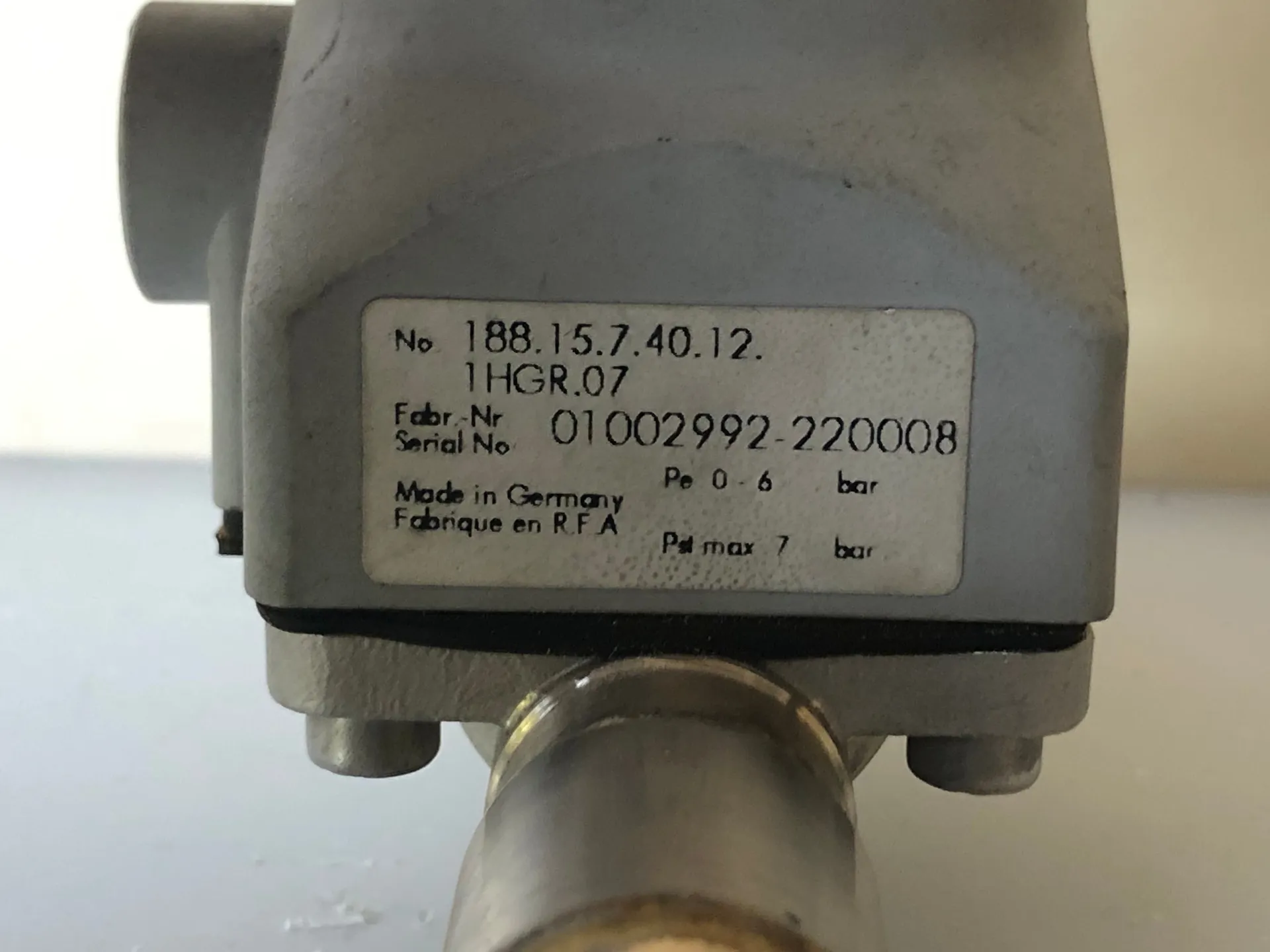 SED Flow Control Valve 188.15.7.40.12.1HGR.07 – Pneumatic Angle Seat Valve - Thumbnail 3