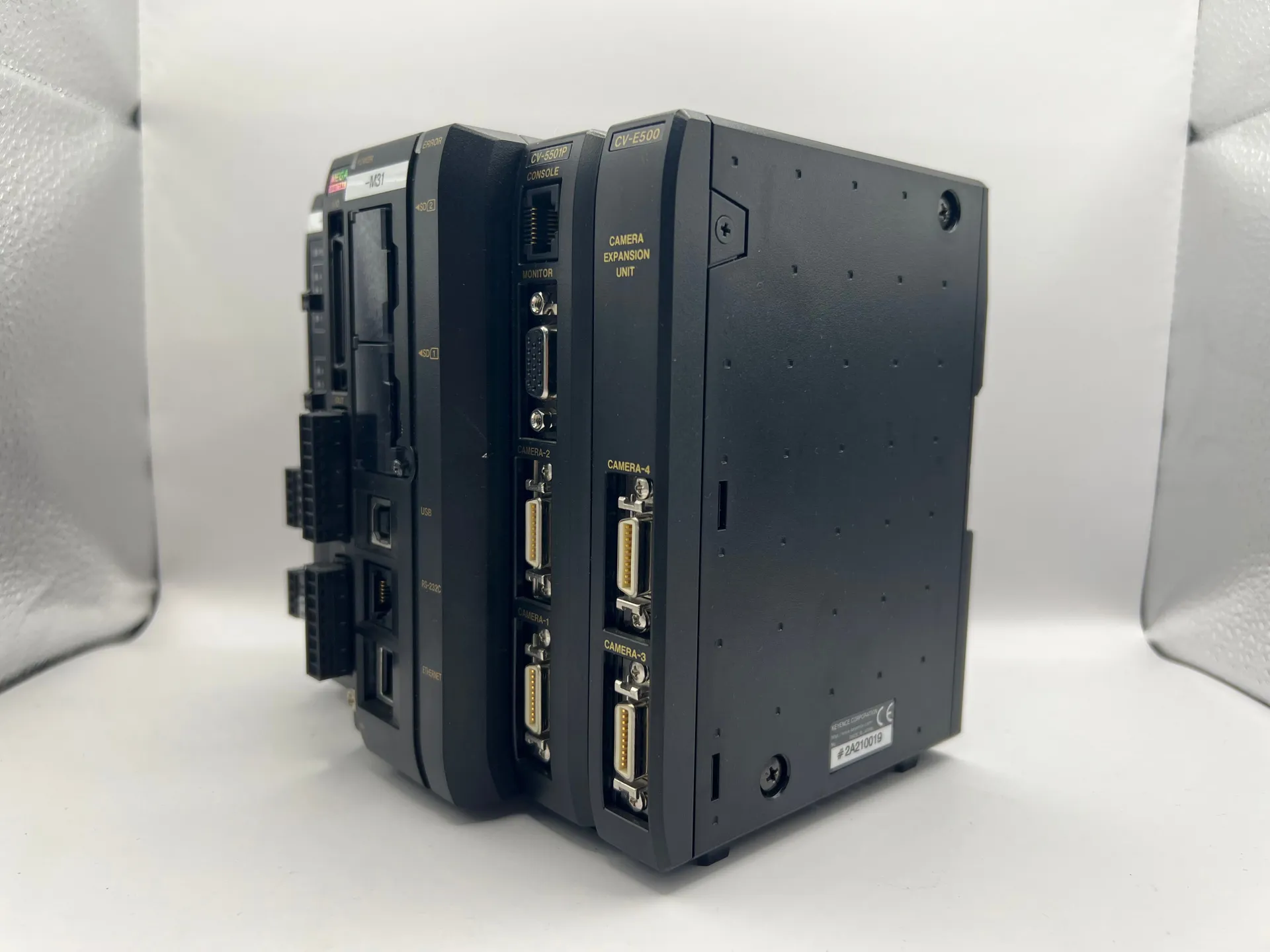 Keyence CV-5501P + CV-E500 + CA-DC21E Digital Image Sensor/Controller - Thumbnail 3