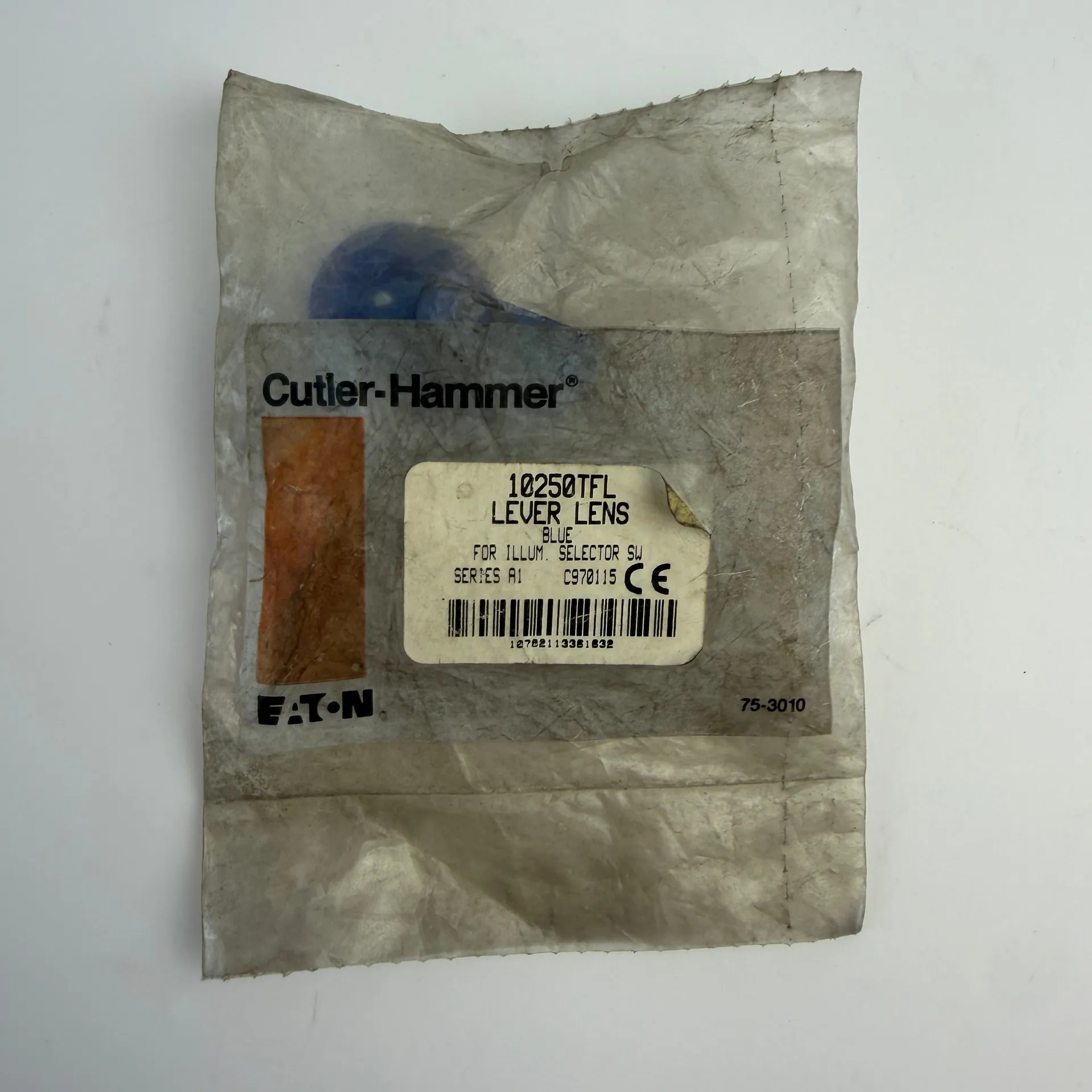 Cutler-Hammer Eaton 10250TFL Blue Lever Lens for Illuminated Selector Switch - Thumbnail 2