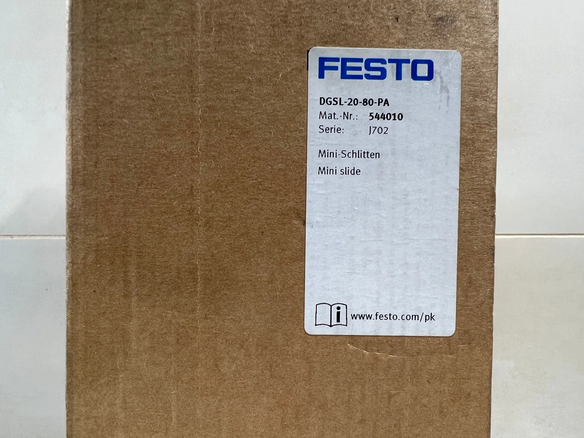 Festo DGSL-20-80-PA 544010 Mini Slide – Unused / Original Packaging - Thumbnail 3