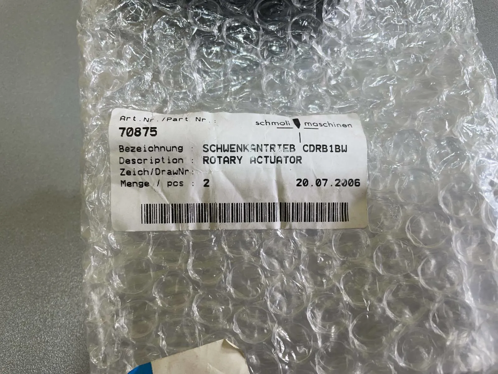 SMC CDRB1BW30-270S ROTARY ACTUATOR - Thumbnail 3