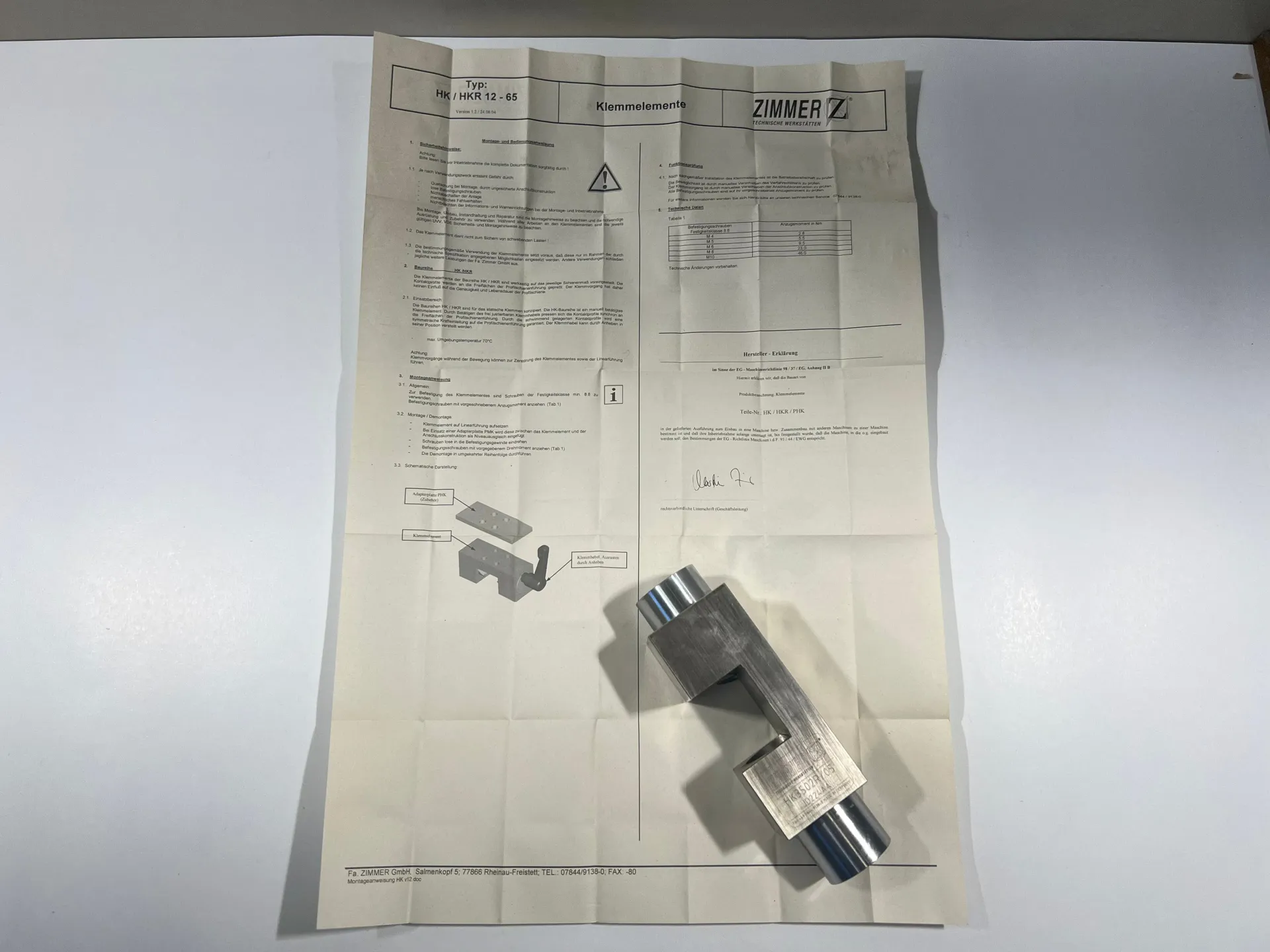 ZIMMER HK3502R/05 JD224AA Gripper – BRAND NEW - Thumbnail 4