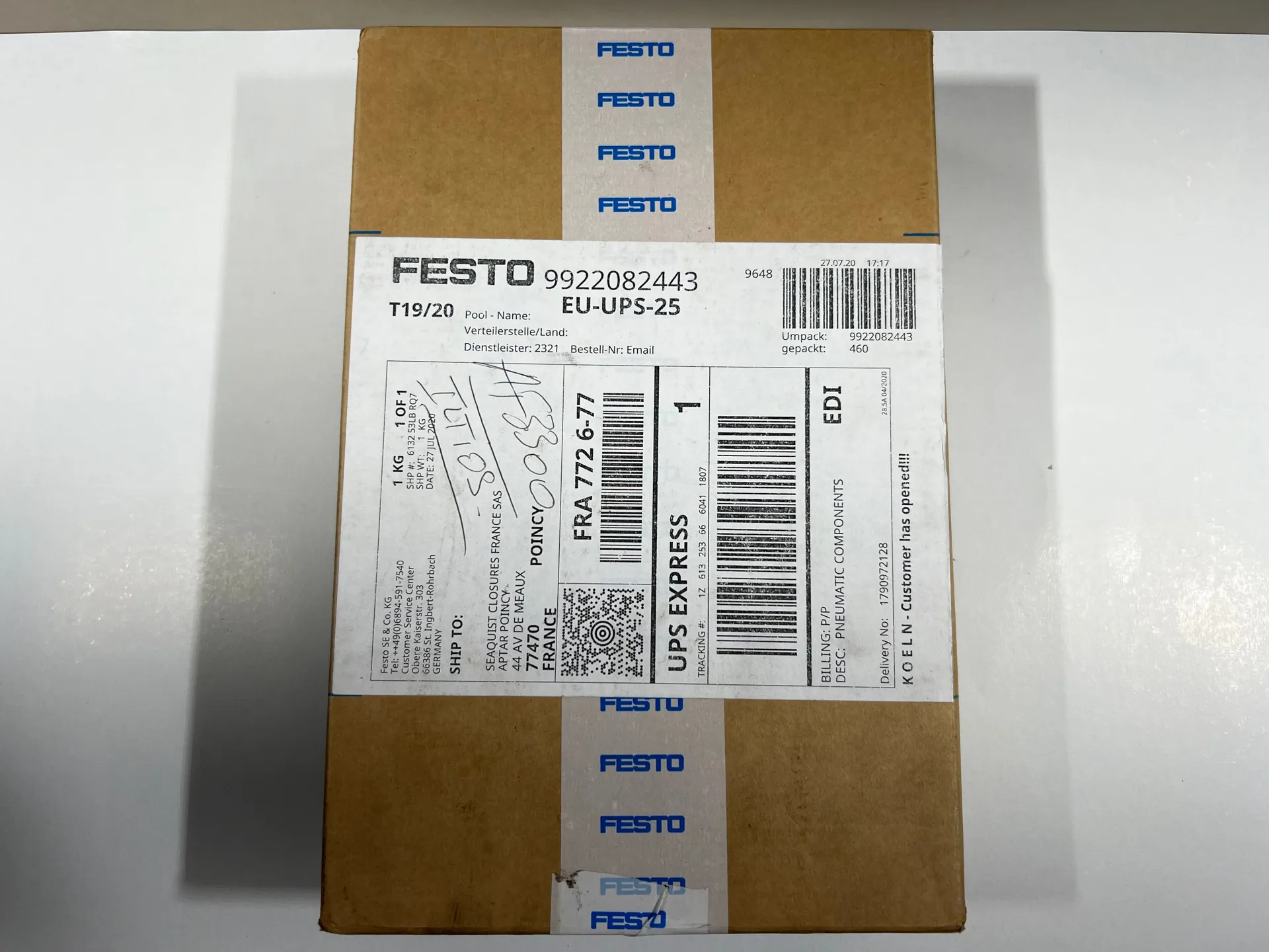 NEW in Box FESTO NEBC-S1G25-K-2.5-N-LE26 552254   NEBCS1G25K25NLE26 - Thumbnail 5