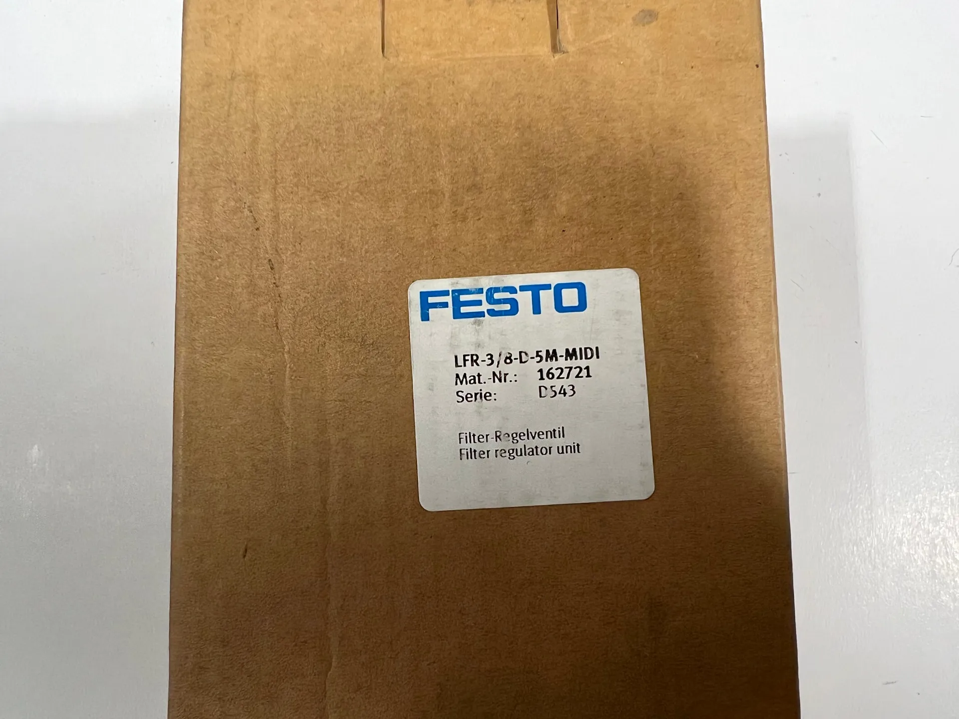 1x Festo LFR-3/8-D-5M-MIDI 162721 – Filter Regulator Unit - Thumbnail 3
