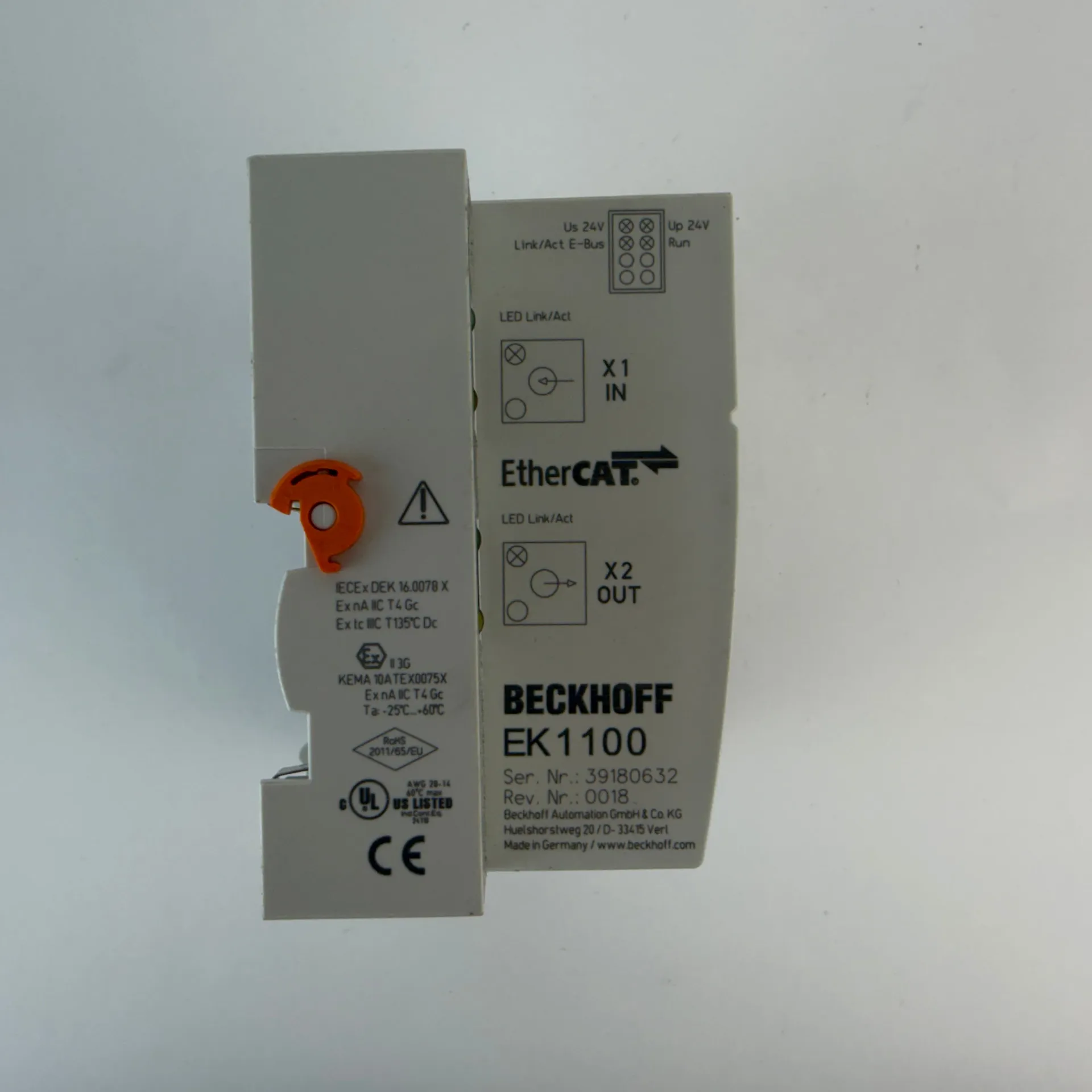 Beckhoff EK1100 EtherCAT Coupler w/ 3x EL1809 1x EL2809 1x EL6001 Module - Thumbnail 7