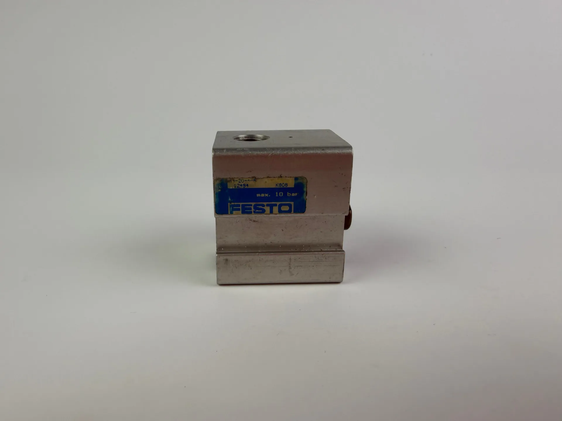 1x Festo AV-20-4-A Pneumatic Mini Cylinder – Max 10 Bar – 12494 - Image 1