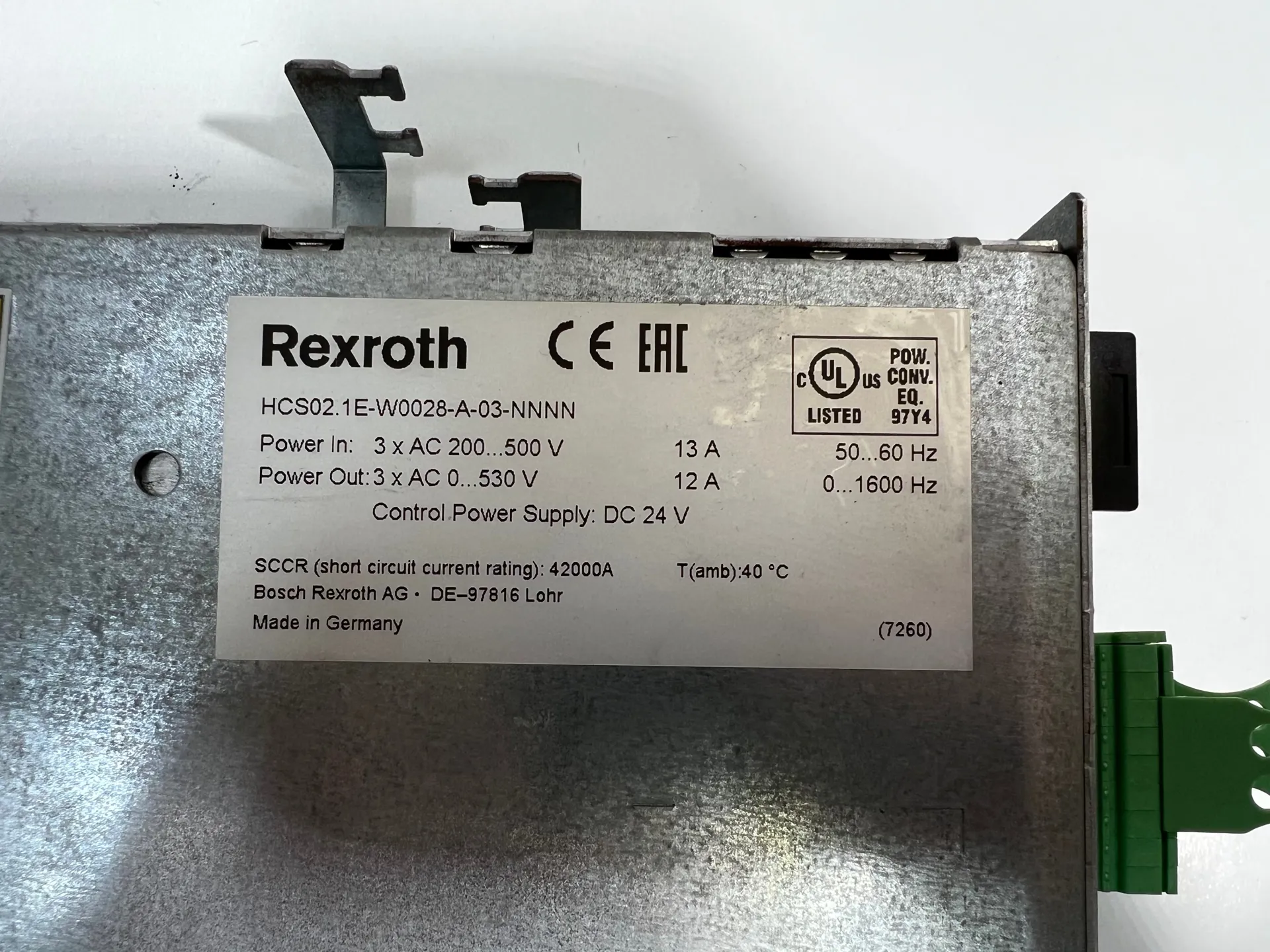 Rexroth IndraDrive C HCS02.1E-W0028-A-03-NNNN Drive Controller - Thumbnail 5